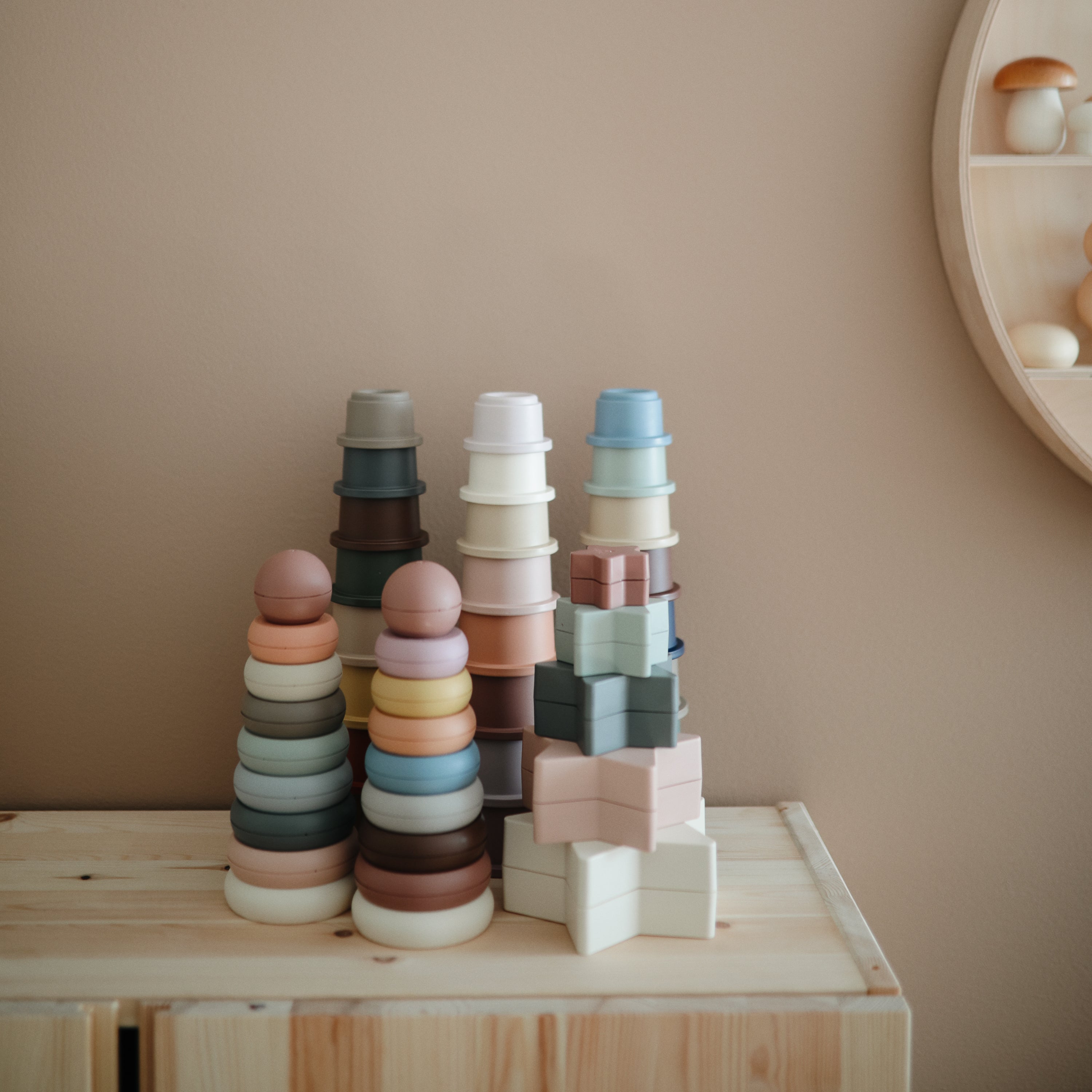 Stacking Rings Toy toys Mushie