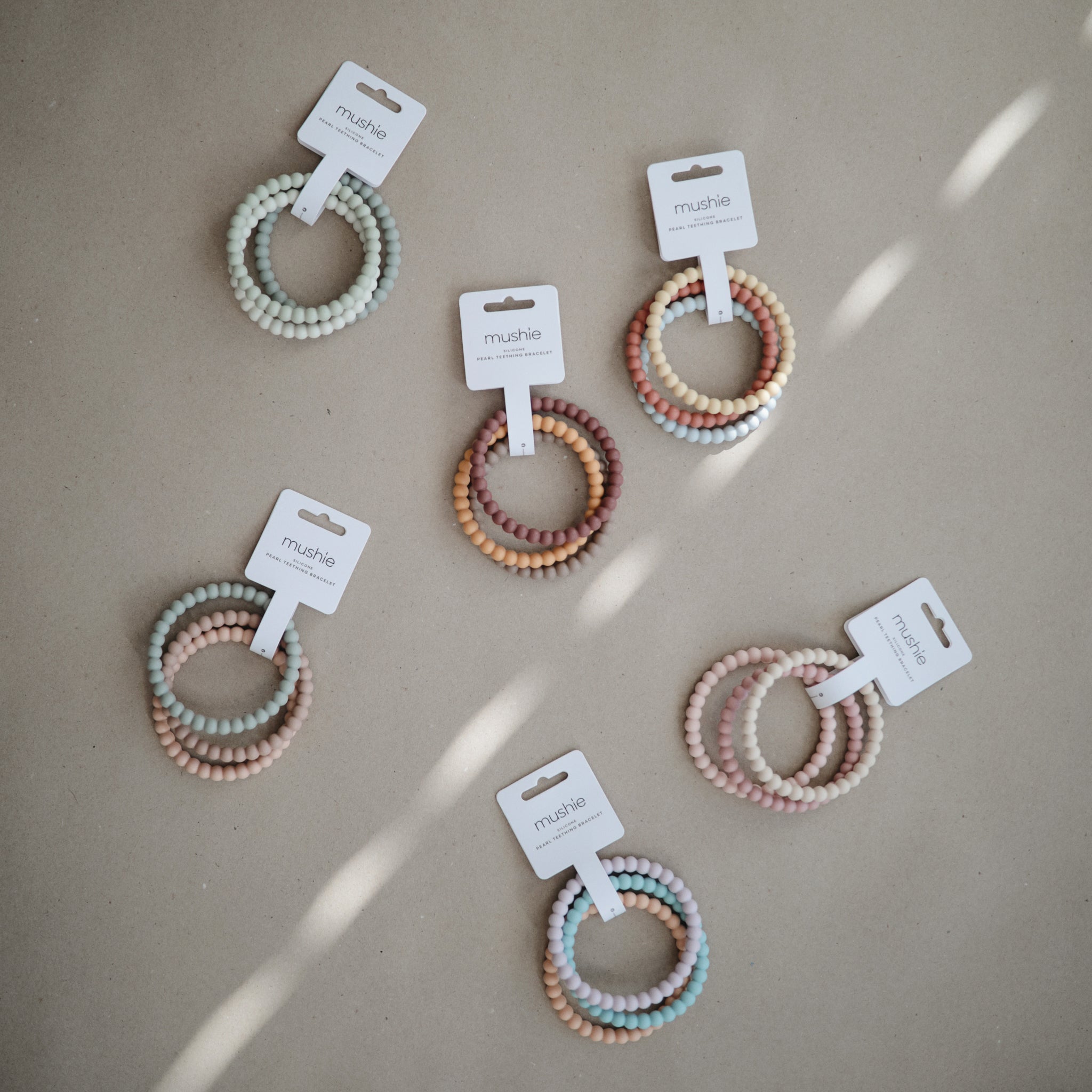 Pearl Teether Bracelet Pacifiers & Teethers Mushie