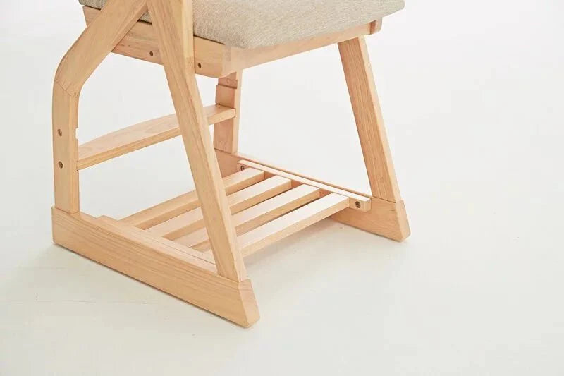Calla Adjustable Solid Wood Chair for Kids - 4 Height Settings, Easy-to-Clean Fabric MesaSilla USA