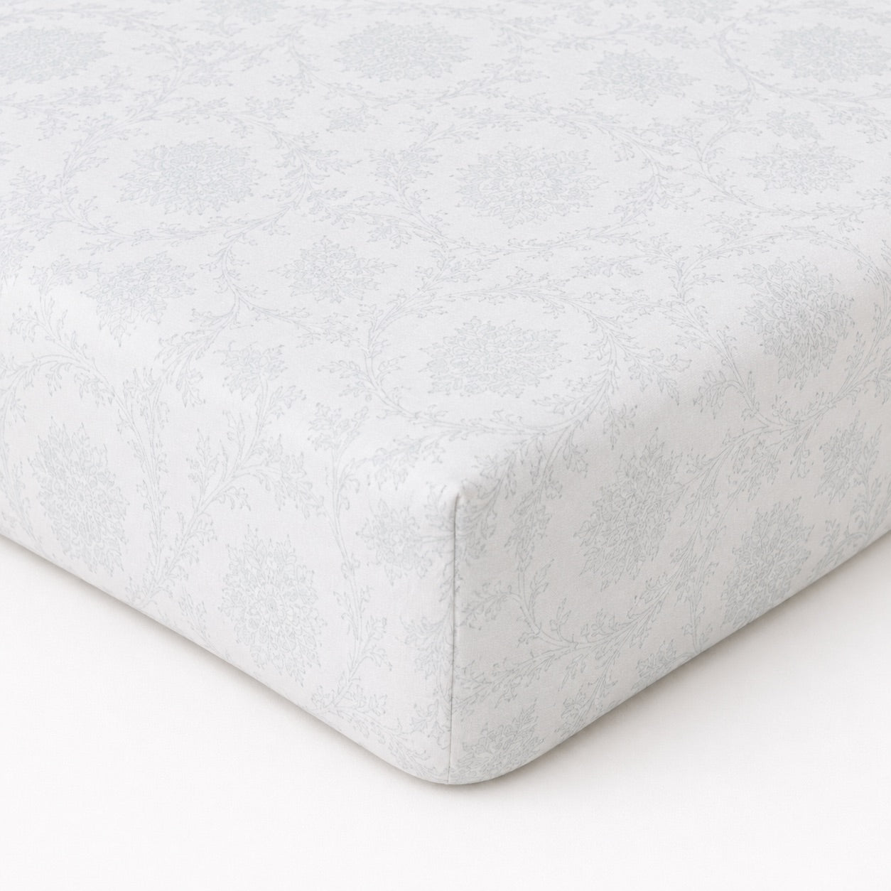 Sage Green Chinoiserie Crib Sheet