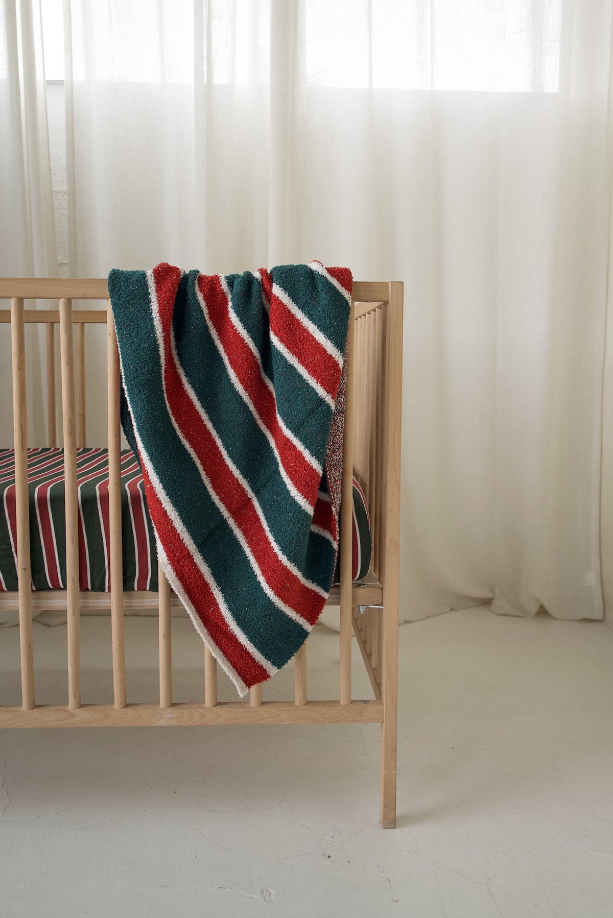 Plush Blanket | Holiday Stripe
