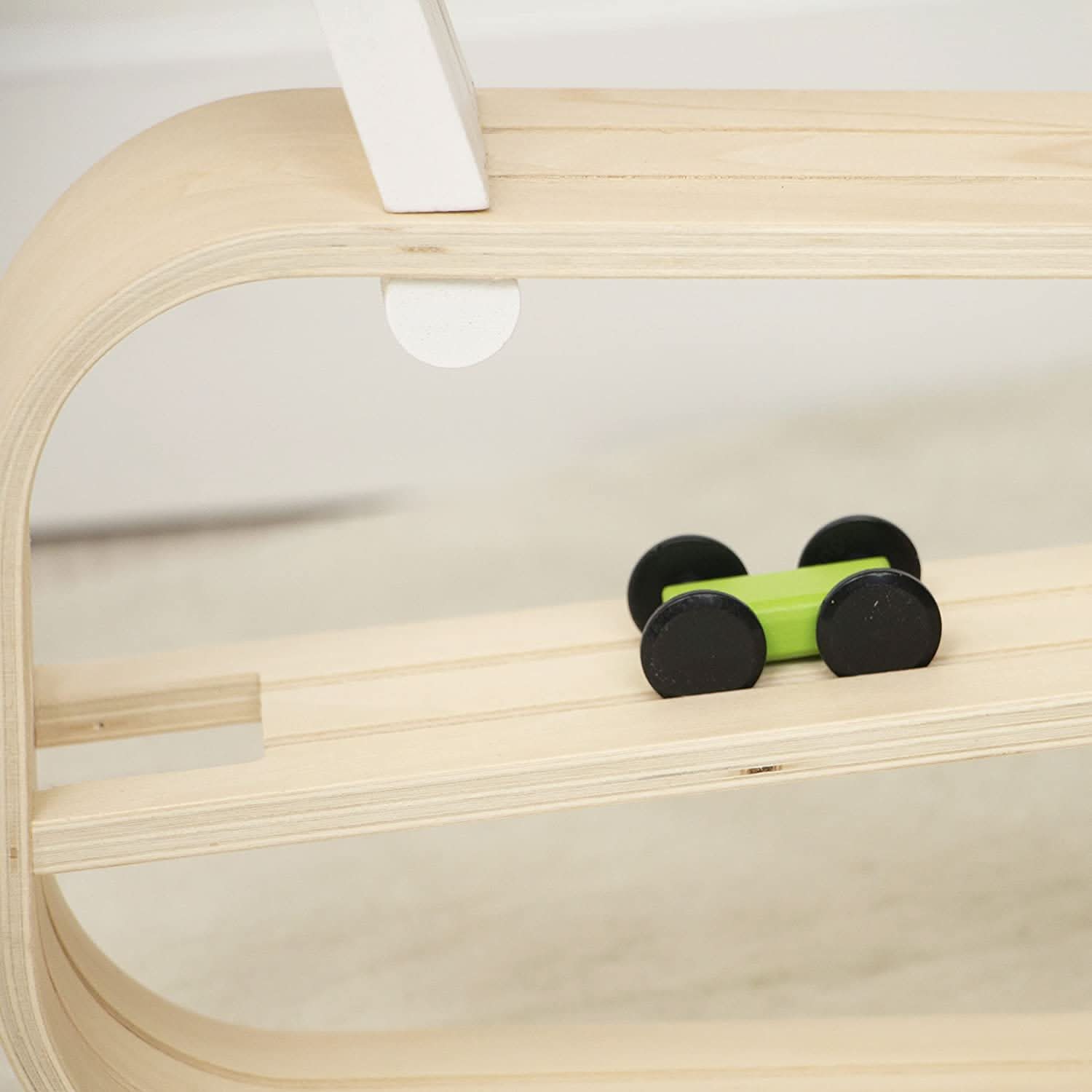 Wooden Car Ramp Racer | Montessori Rolling Track Toy for Toddlers