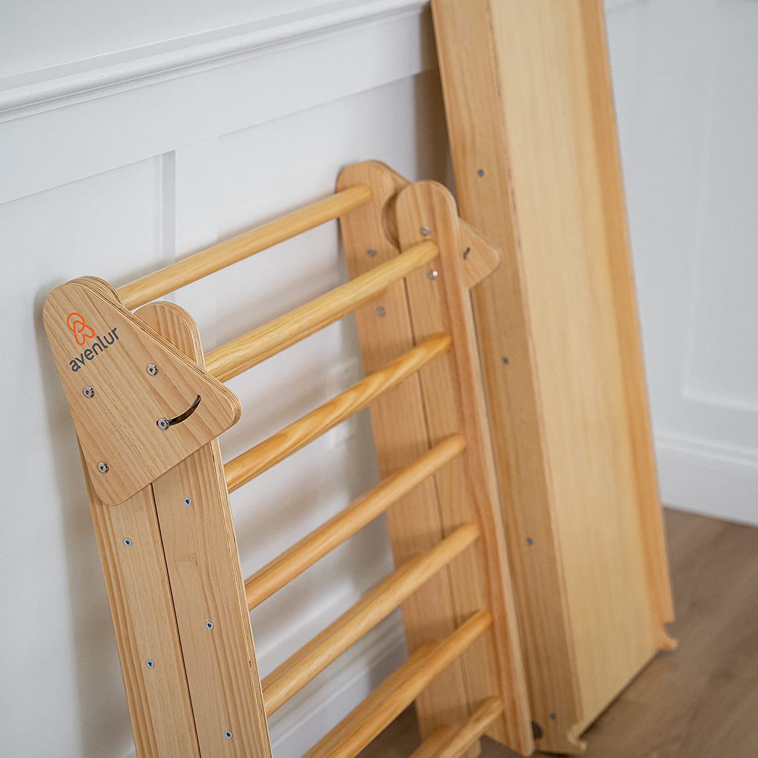 Hazel - Pikler Triangle Ladder & Rocker Set Indoor Avenlur.com