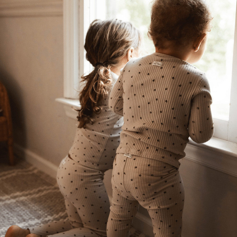 The Printed Long Sleeve Tee - Acorn