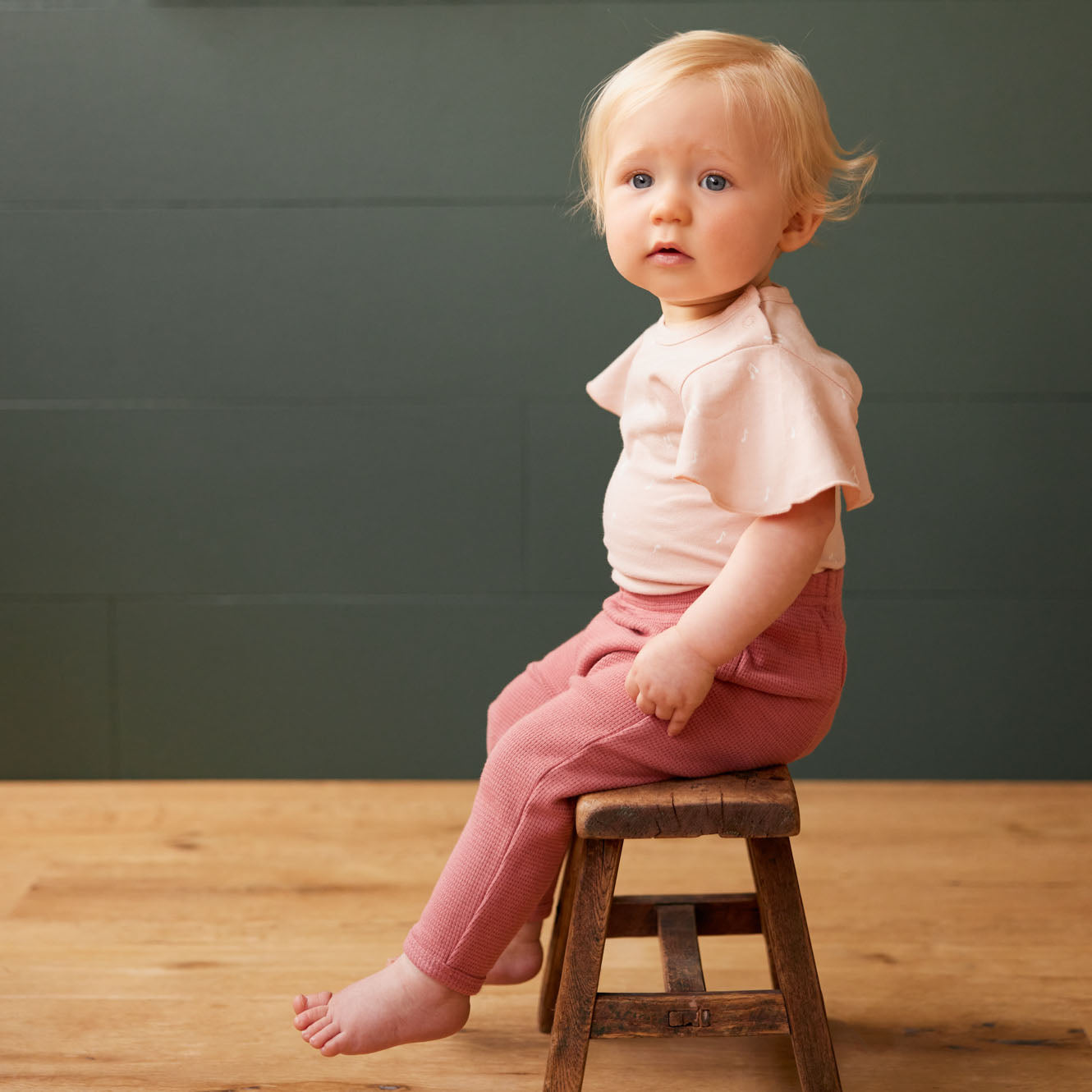 Petal Sleeve Bodysuit - Melody Print