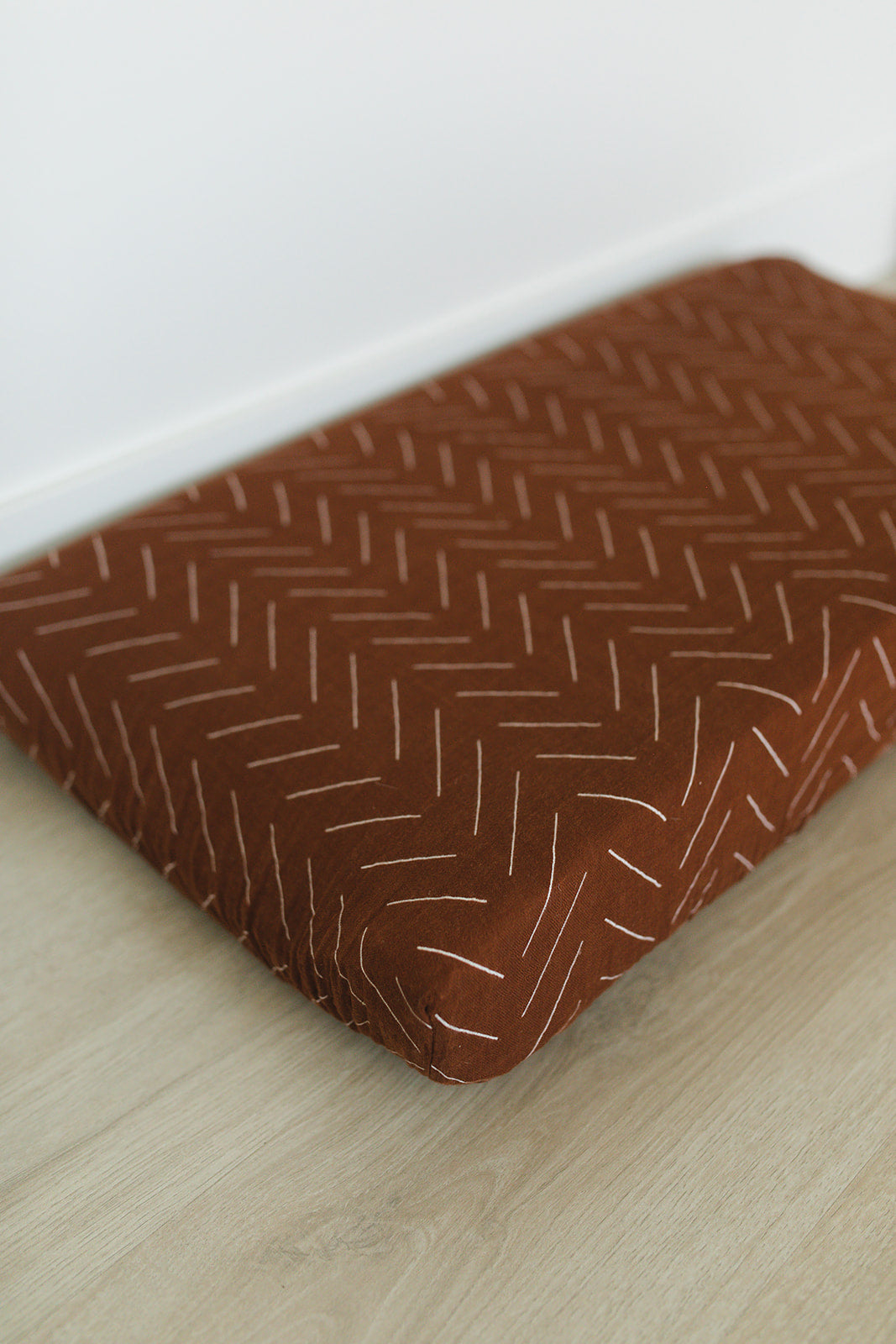 Rust Mudcloth Muslin Changing Pad Cover Mebie Baby
