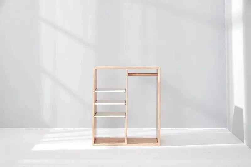 Calla 3 Adjustable Shelf Storage Unit with Hanging Rail MesaSilla USA