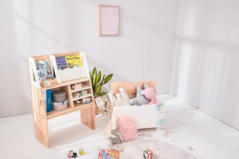 Calla Lid Toy Storage Cabinet - 2-in-1 Storage Box & Bench MesaSilla USA