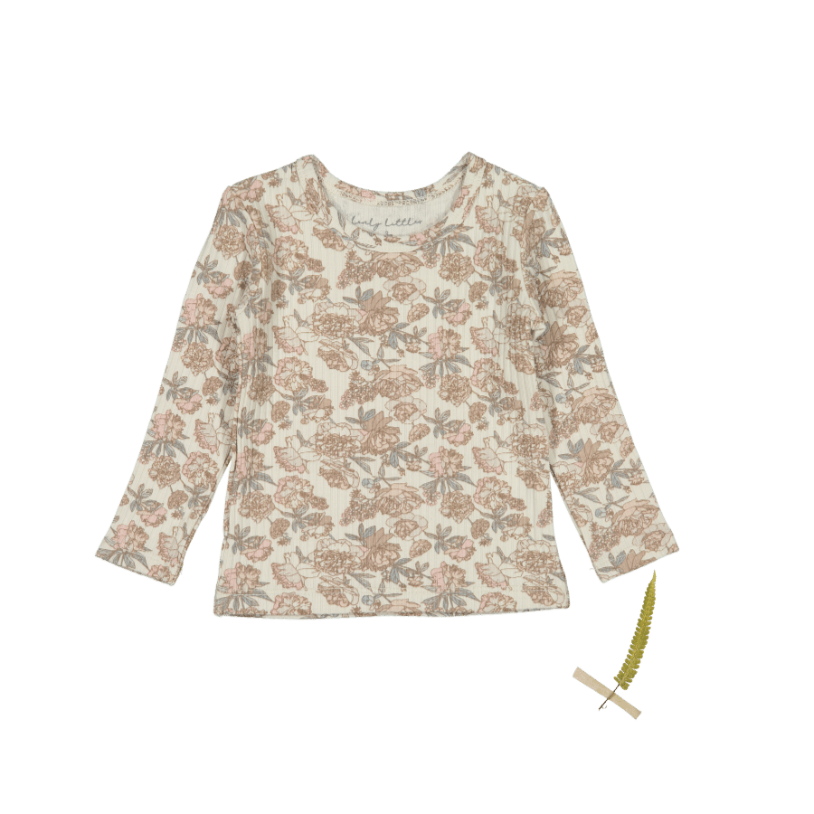 The Printed Long Sleeve Tee - Delilah Long Sleeve Tee Lovely Littles