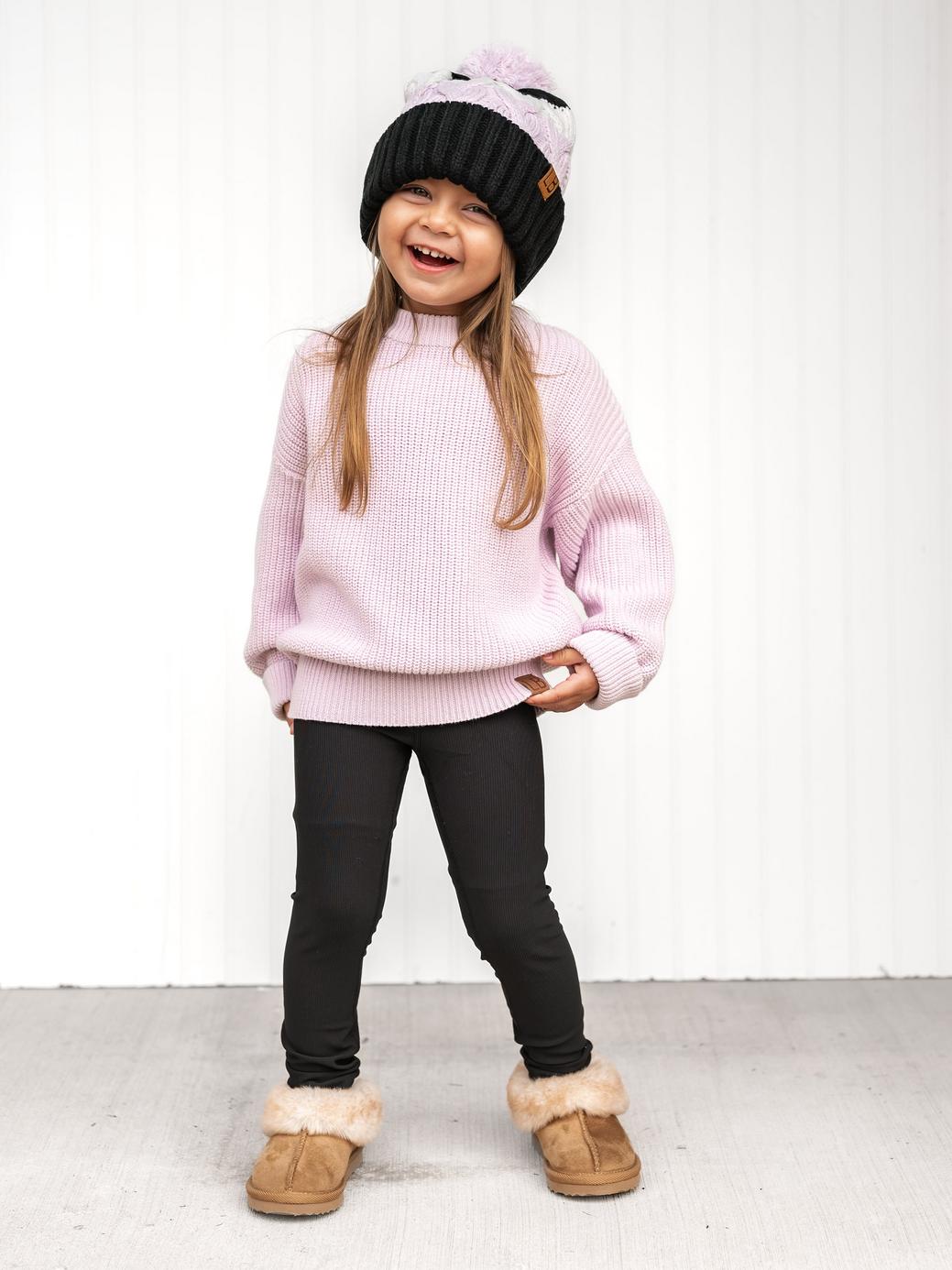 Athletic Ribbed Legging - Black