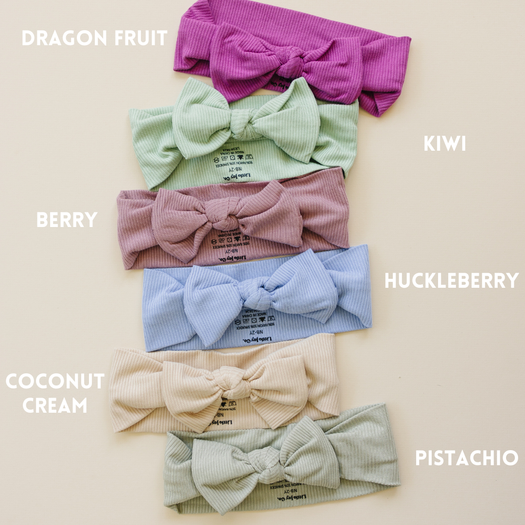 Solid Ribbed Bamboo Headband - more colors