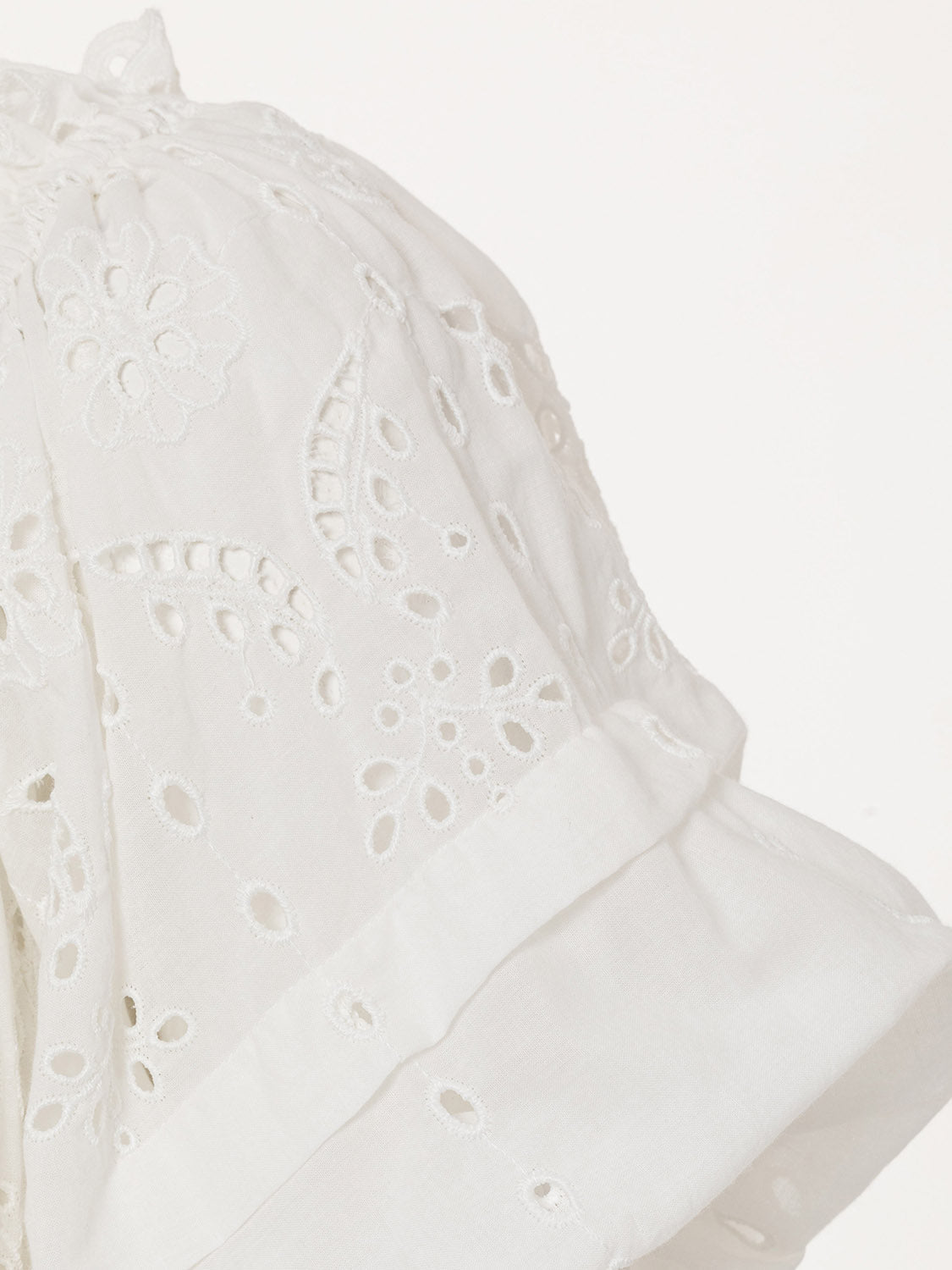 Embroidery Long Dress - off-white