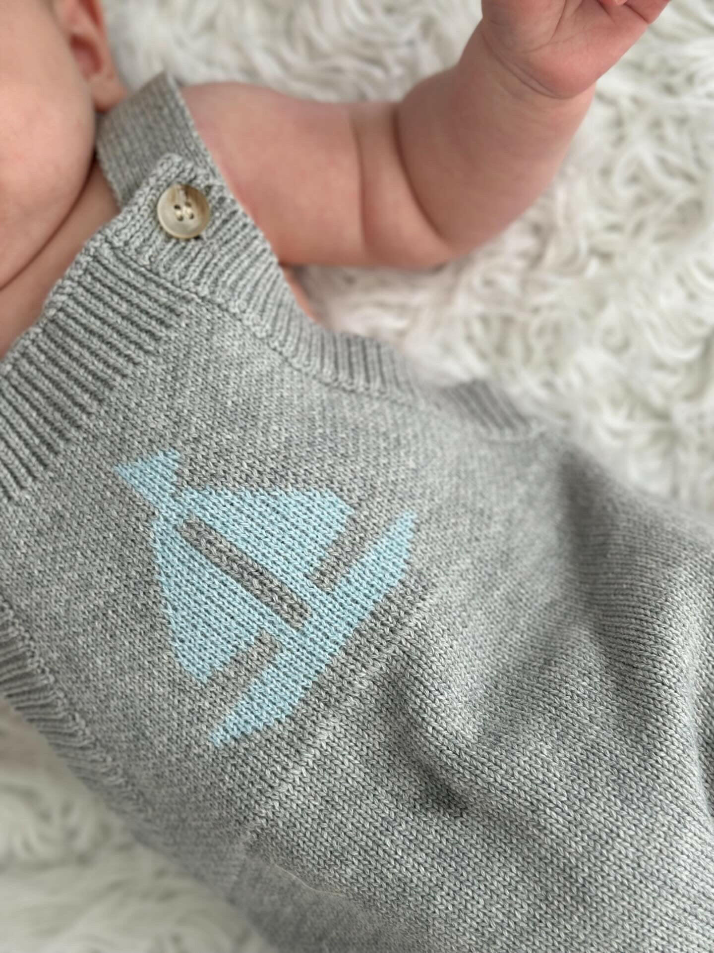 Luna + Luca Sailboat Romper  Luna + Luca