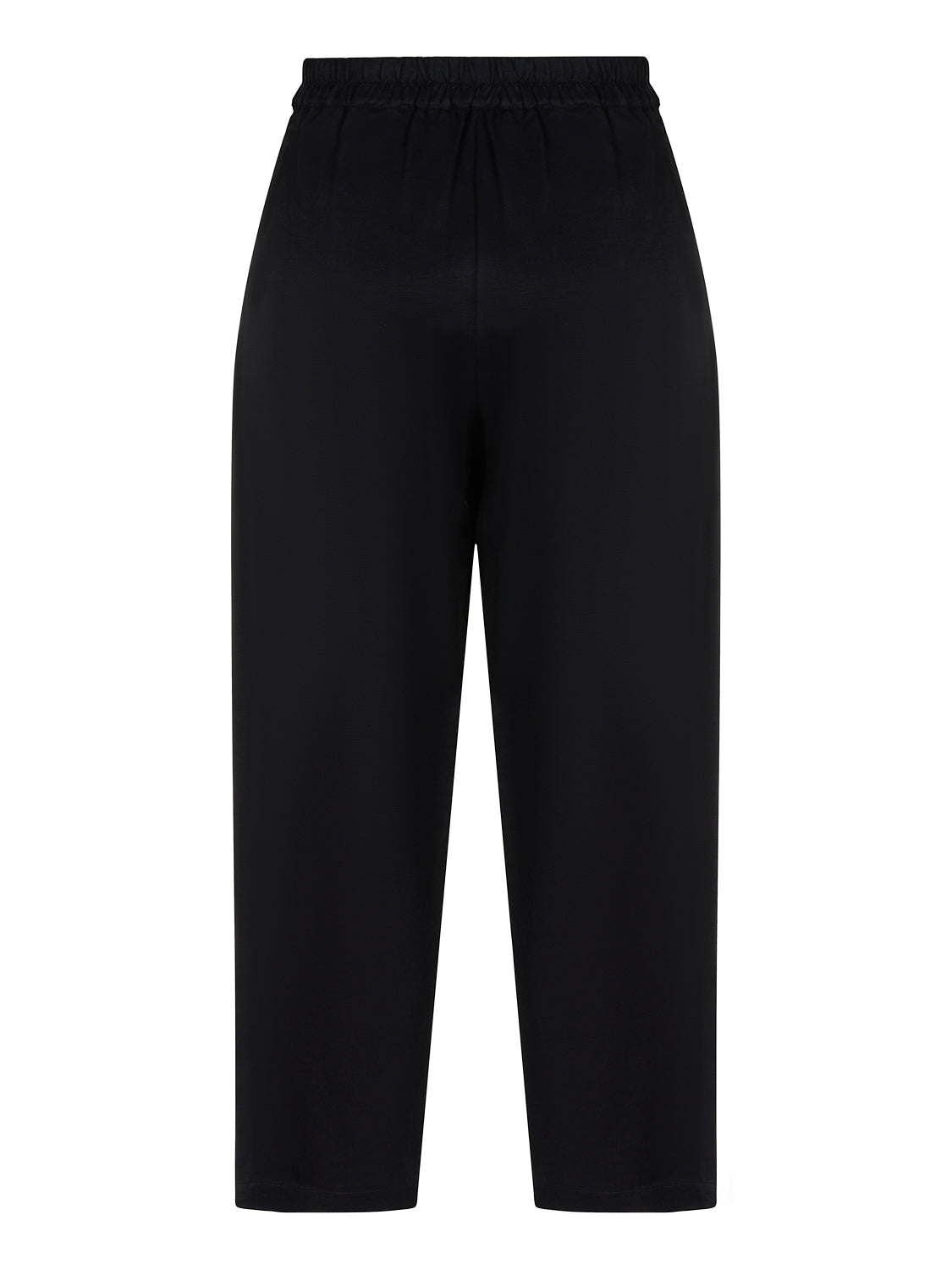 High-Waisted Carrot Pants - Dark Navy