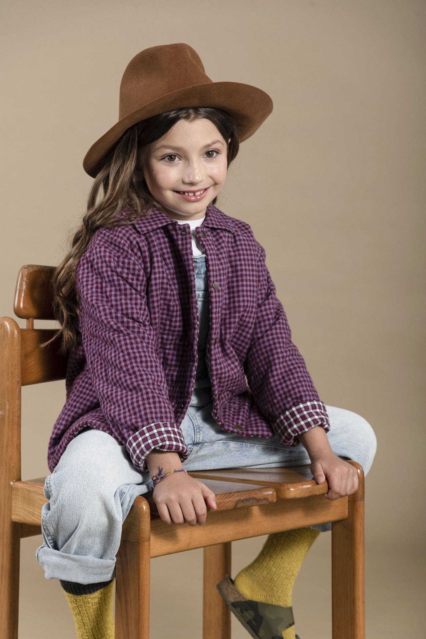 Worker Kids Jacket - Purple