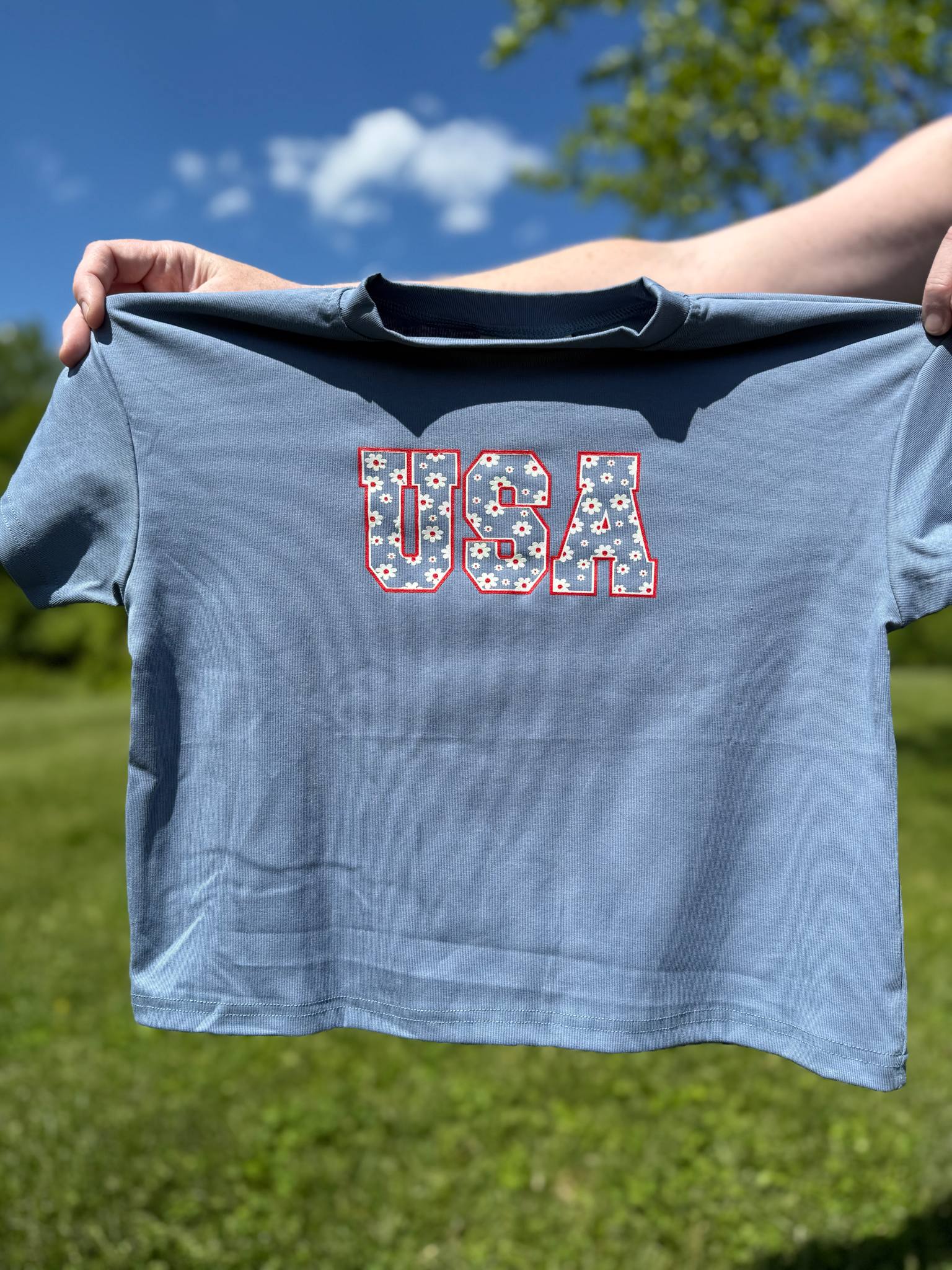 USA Daisy Oversized T-Shirt