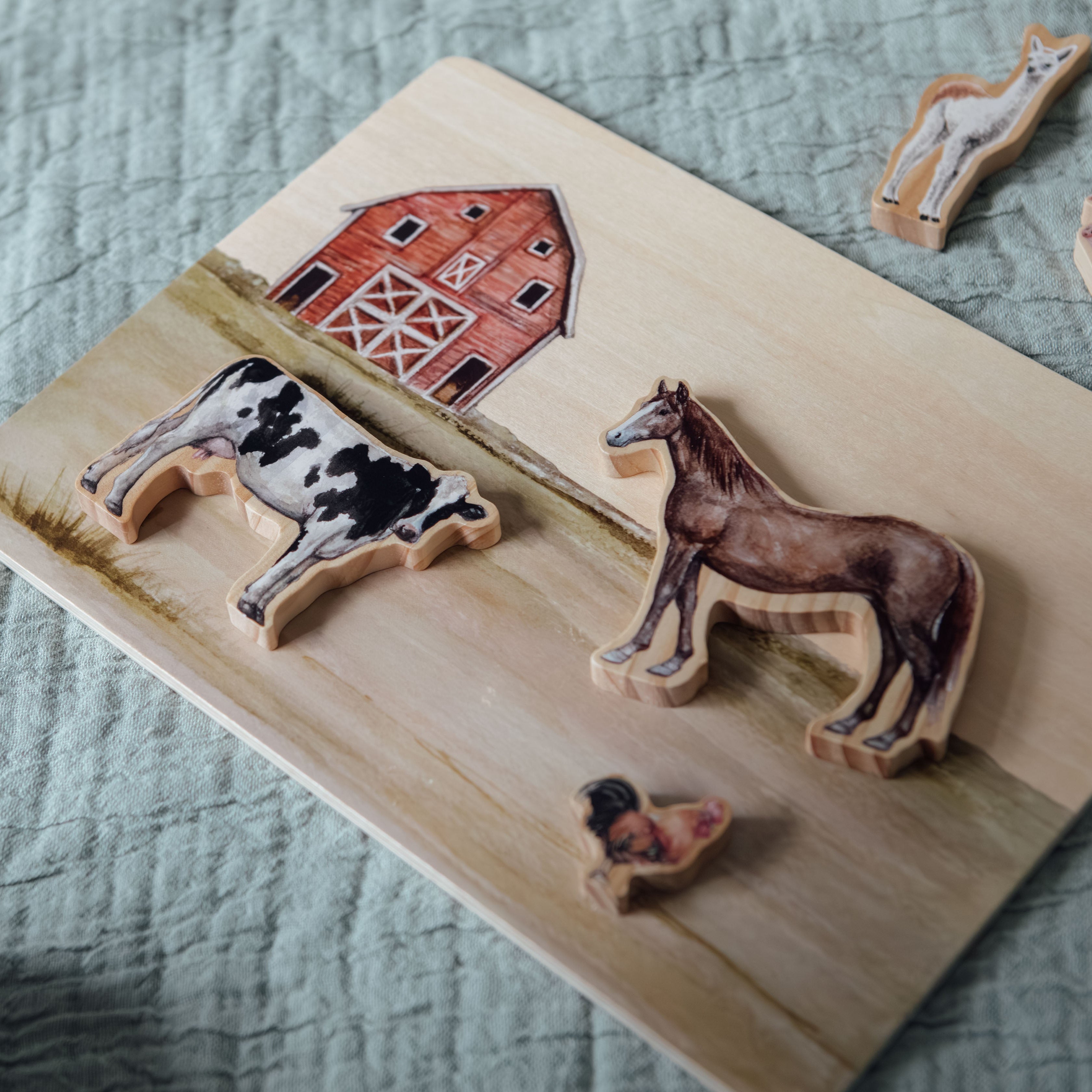 Farm Animals Wooden Puzzle