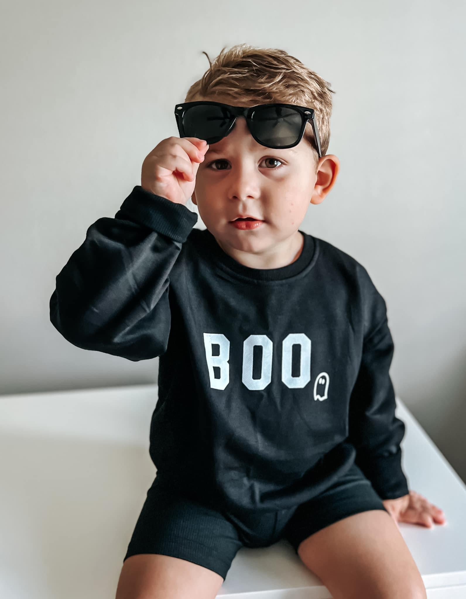 BOO Ghost Crewneck Sweatshirt