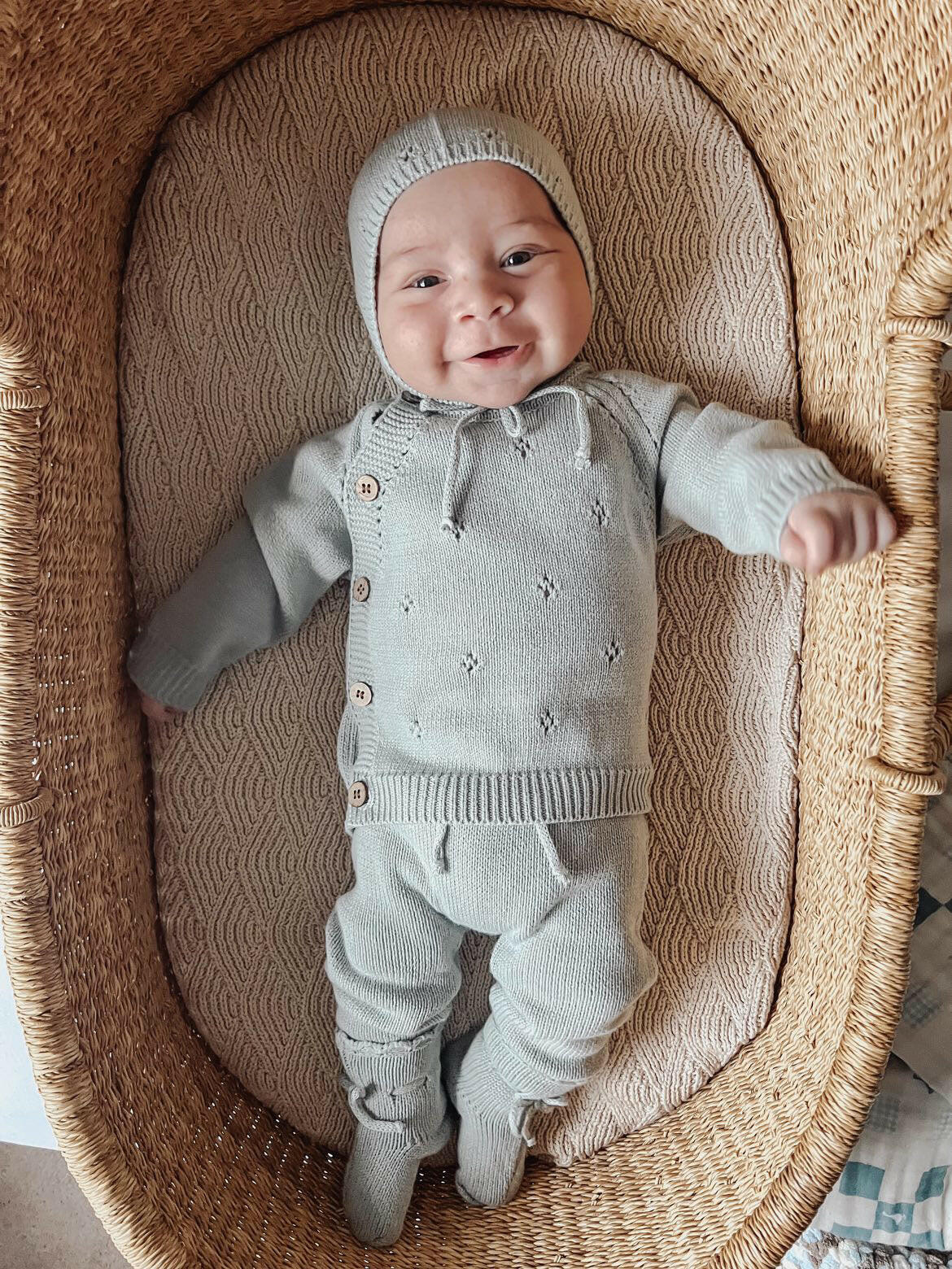 Bring Me Home Knit Bundle - Frosty Blue Luna + Luca