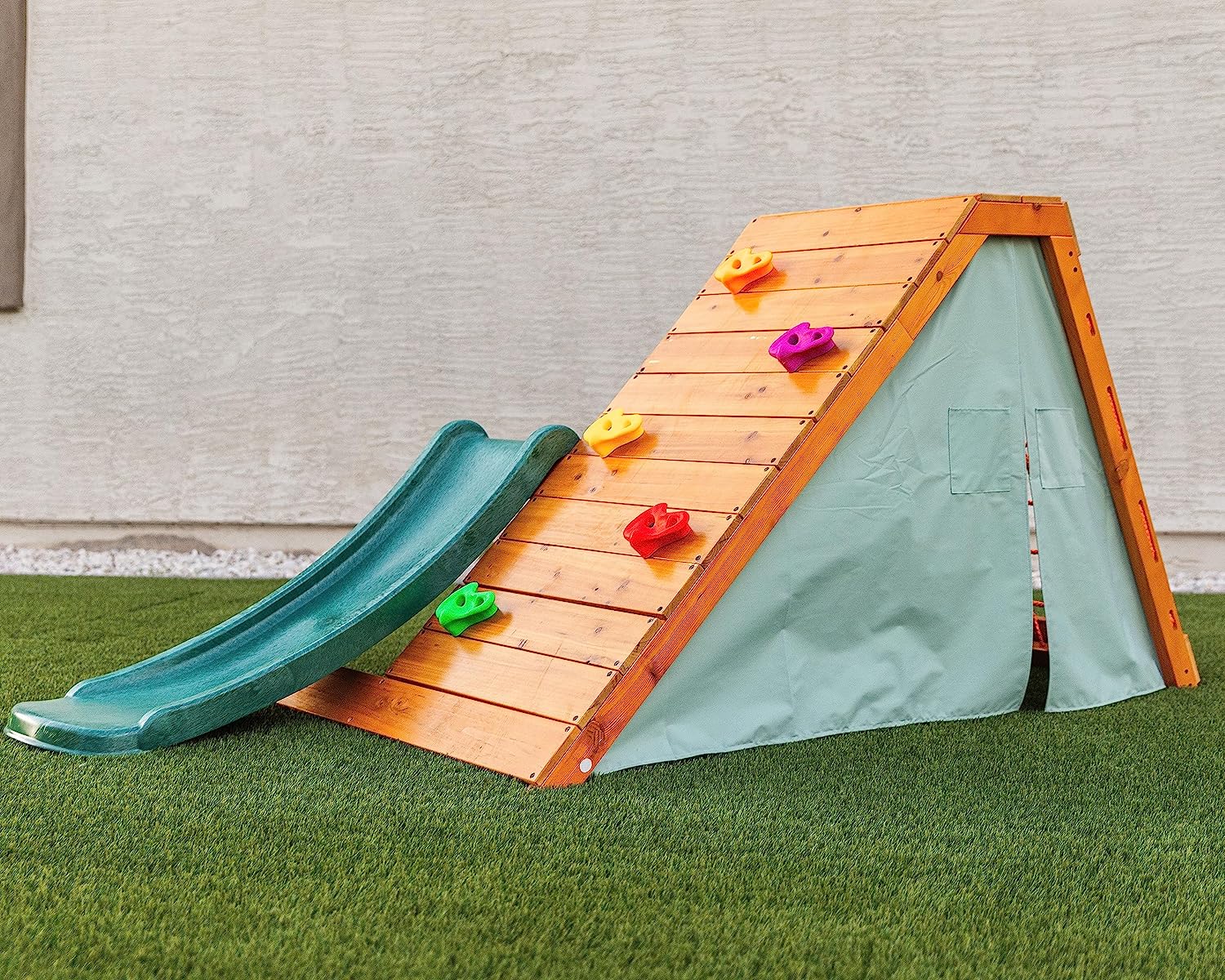 Palm - 5-in-1 Outdoor and Indoor Playground Playset Outdoor Avenlur.com