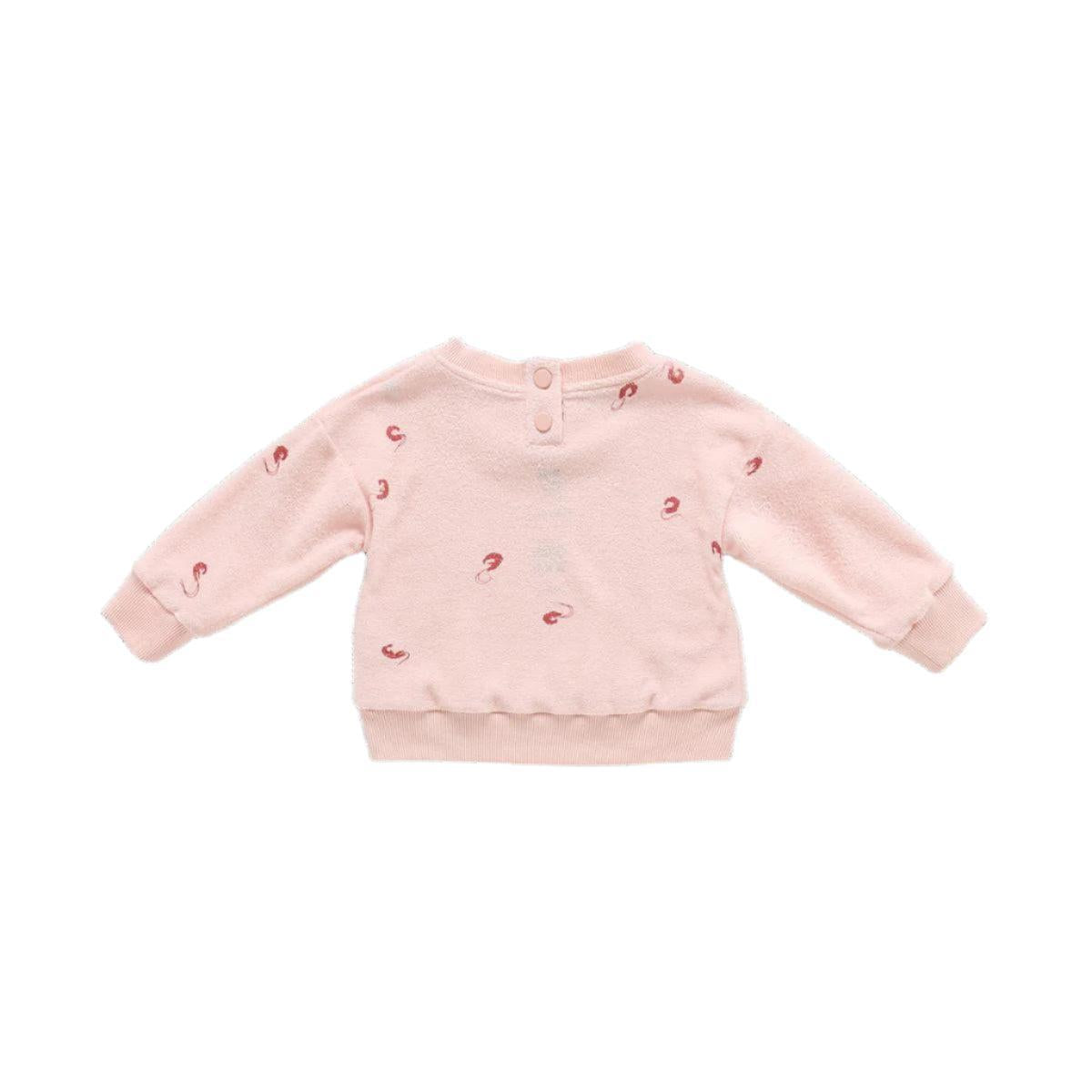 Baby Terry Sweatshirt - Pink - FINAL SALE