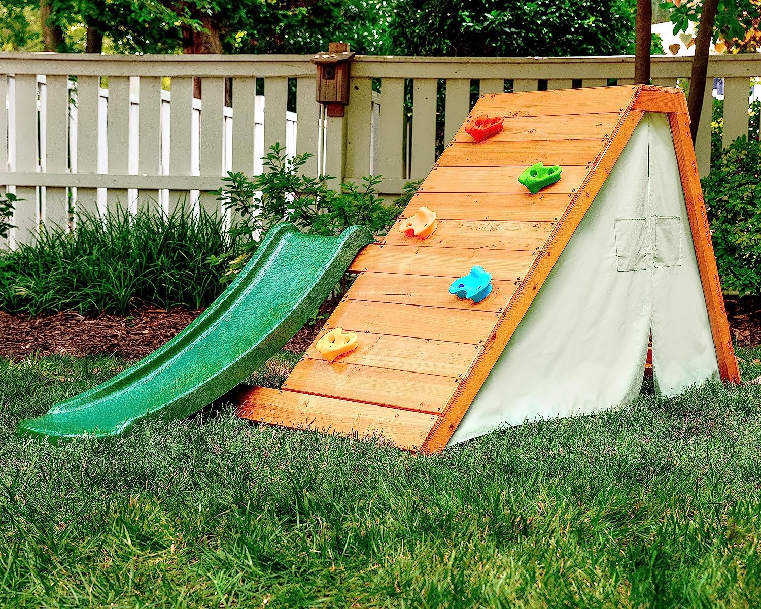 Palm - 5-in-1 Outdoor and Indoor Playground Playset Outdoor Avenlur.com