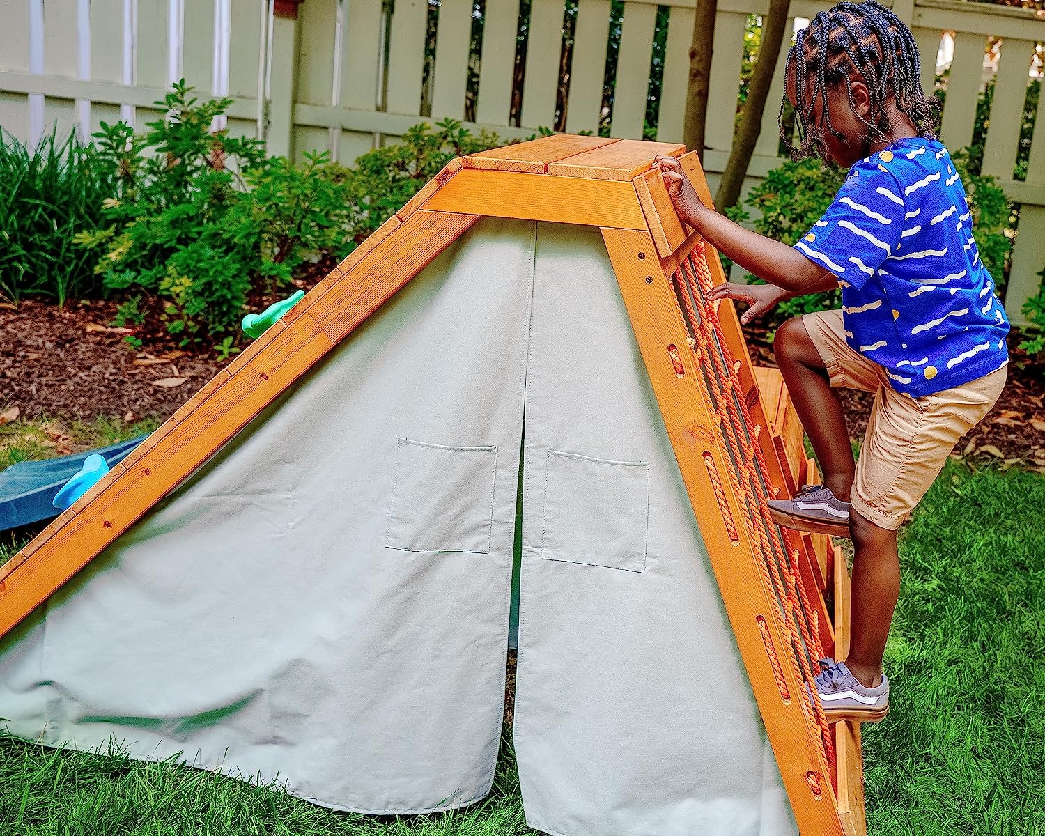 Palm - 5-in-1 Outdoor and Indoor Playground Playset Outdoor Avenlur.com