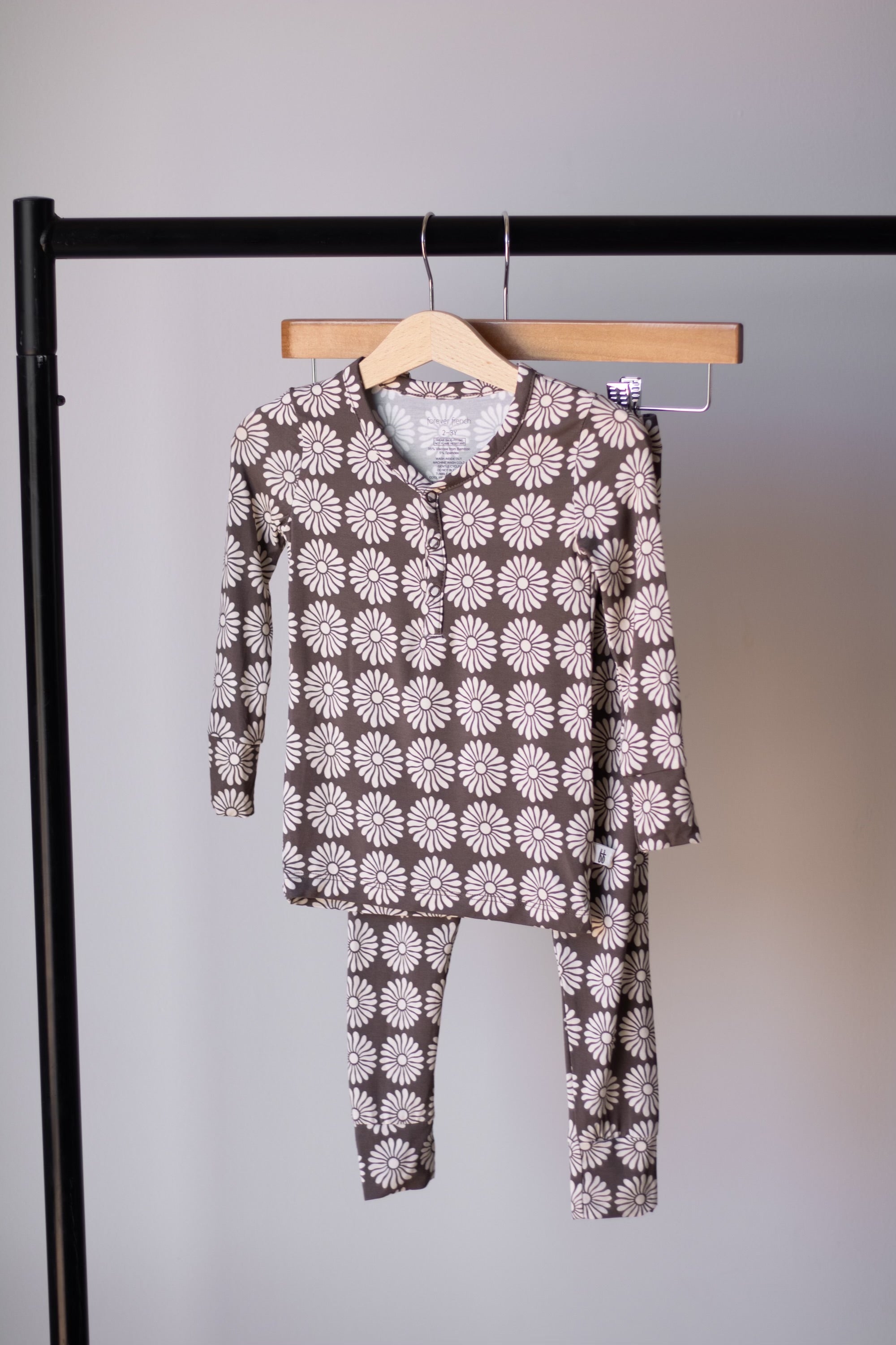 Bamboo Two Piece Pajamas | Retro Floral