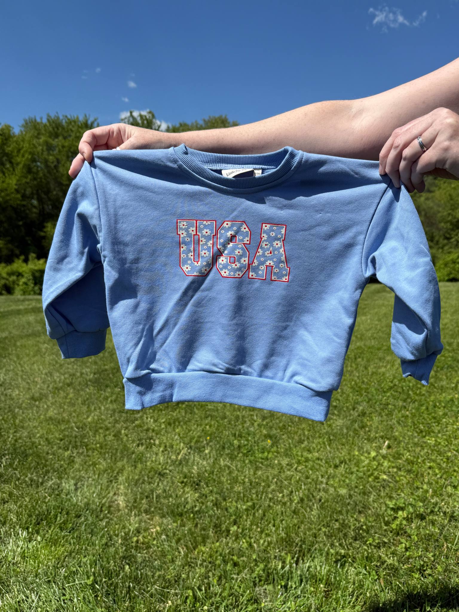 USA Daisy Crewneck Sweatshirt - more colors