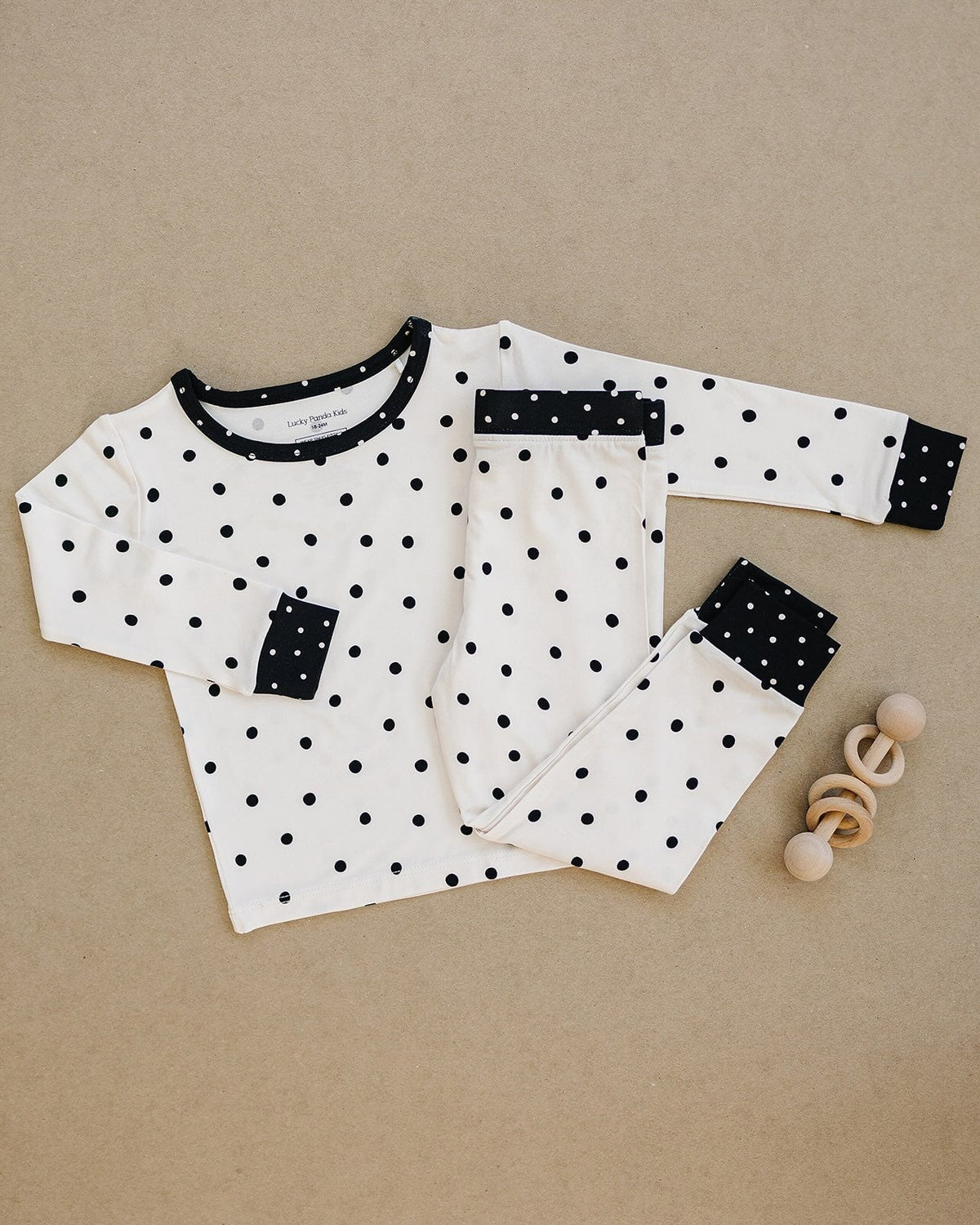 Bamboo Two Piece Set | Classic Polka