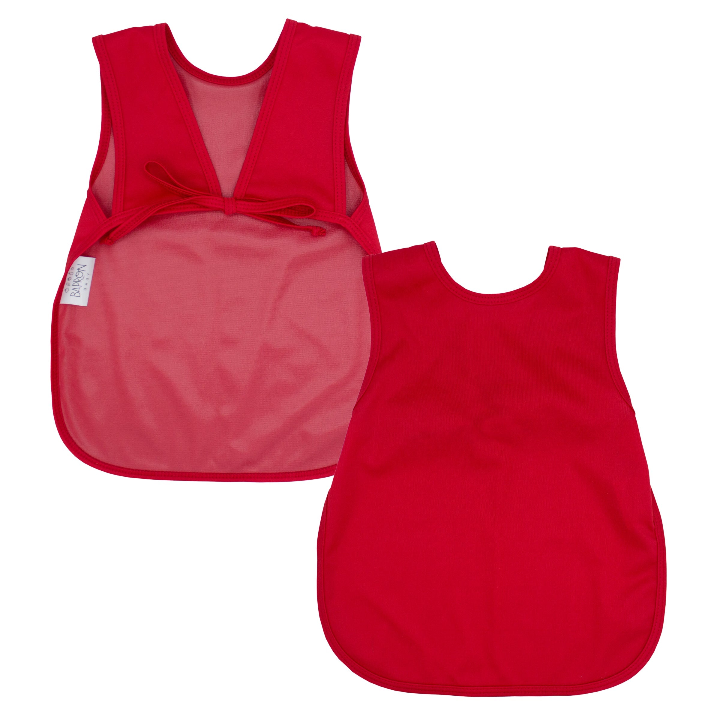 Solid Candy Apple Red Minimalist Bapron