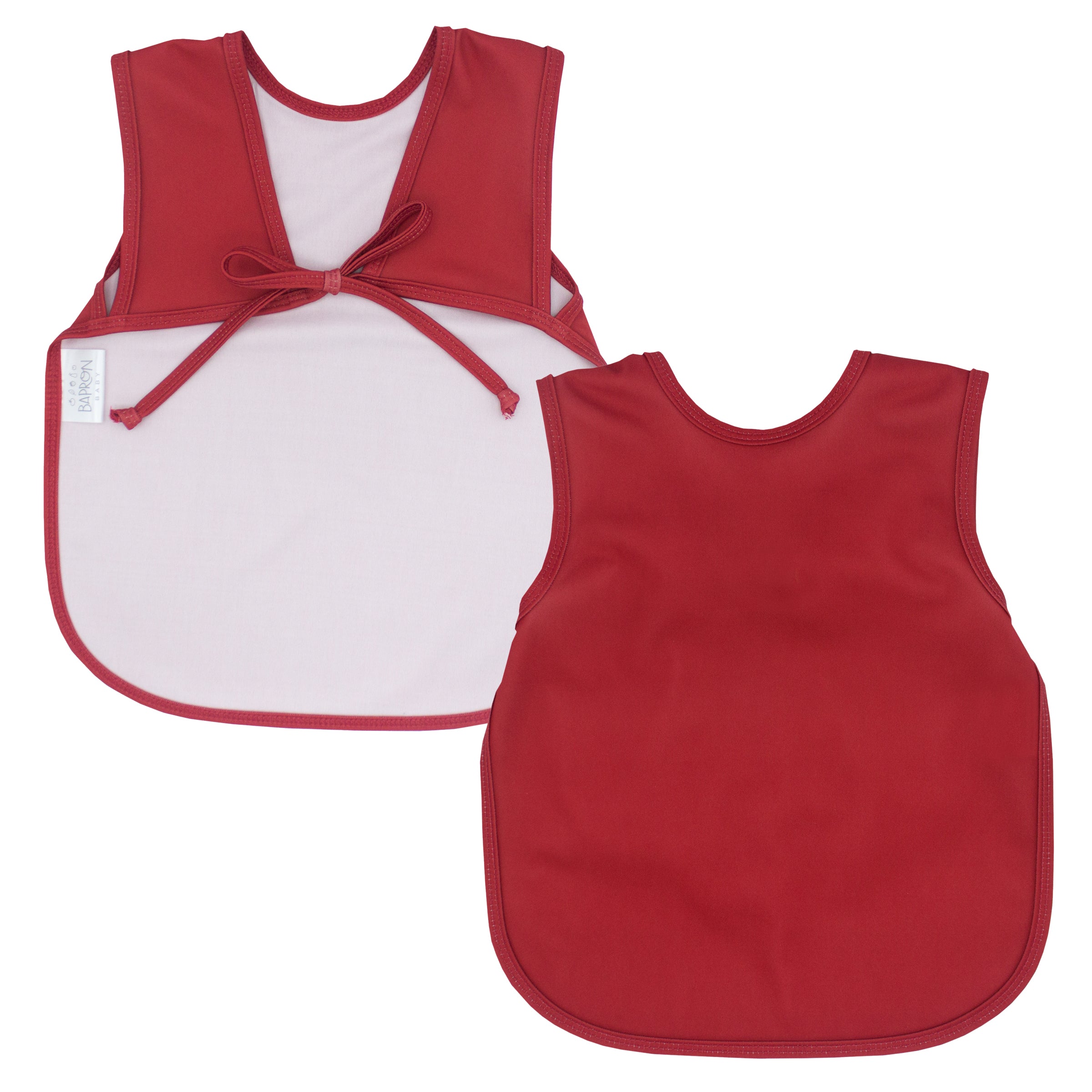 Solid Cranberry Minimalist Bapron