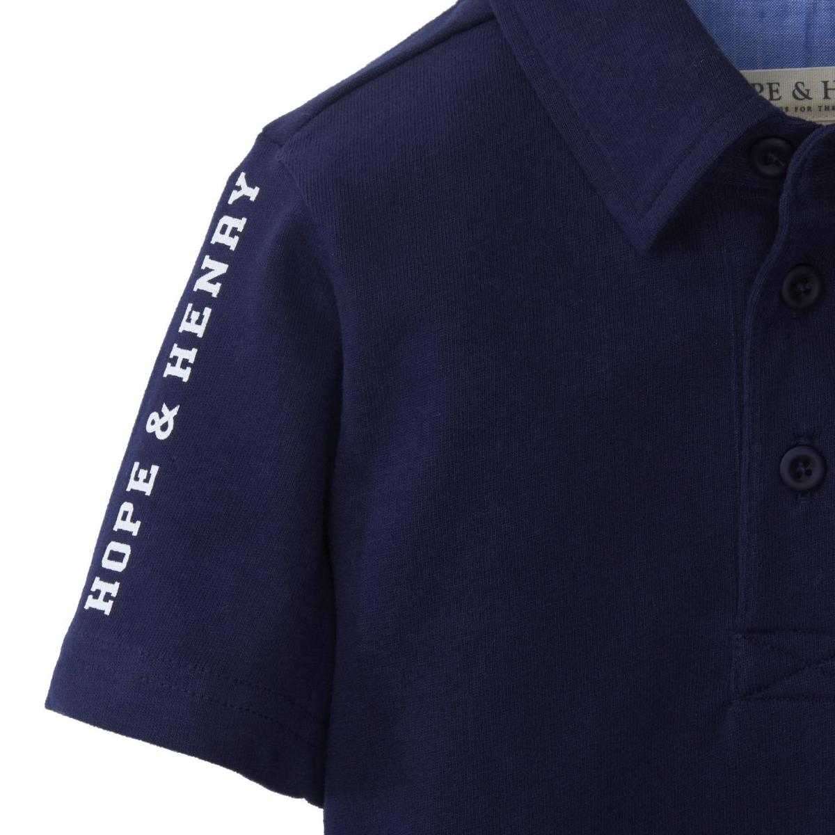 Athletic Jersey Polo - Navy Logo