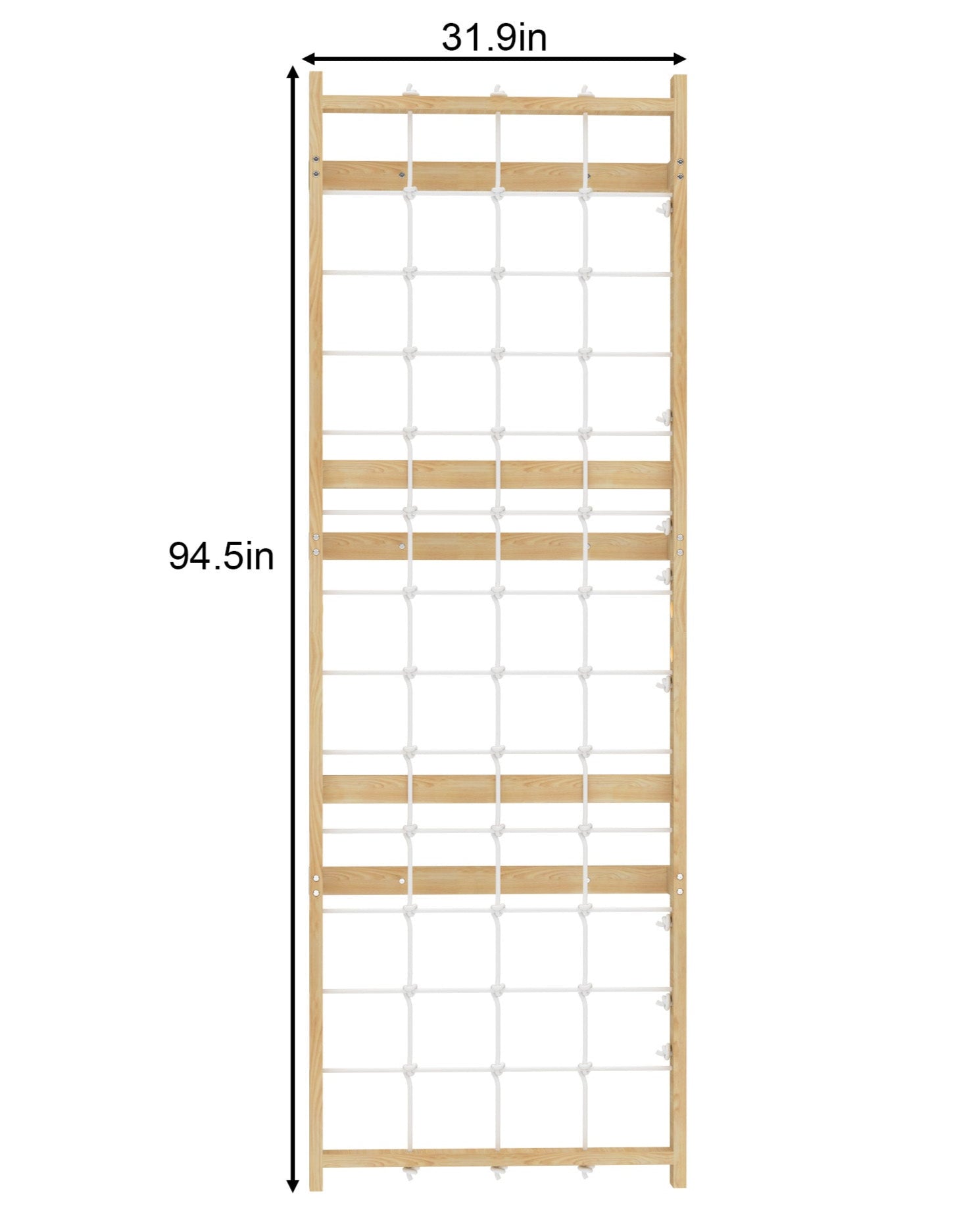 Walnut Modular 9-in-1 Swedish Ladder Wall Gym – Indoor Climber for Kids & Toddlers