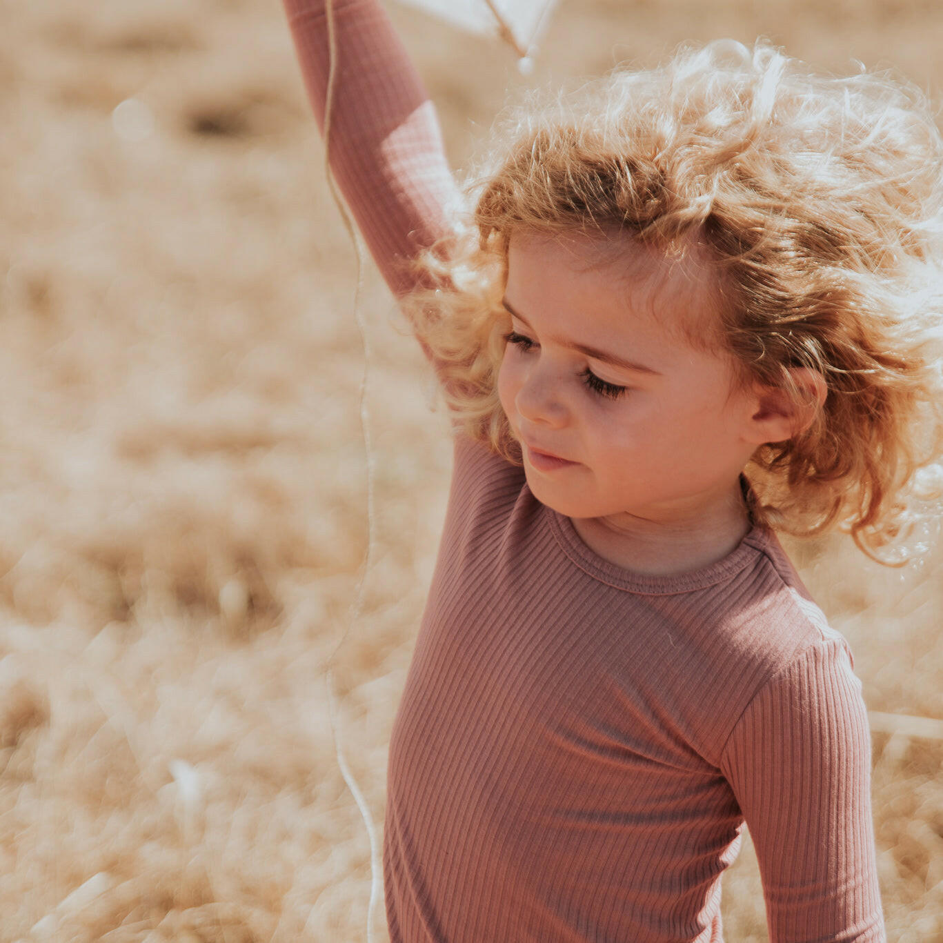 The Long Sleeve Dress - Rosewood Ribbed Long Sleeve Dress Lovely Littles