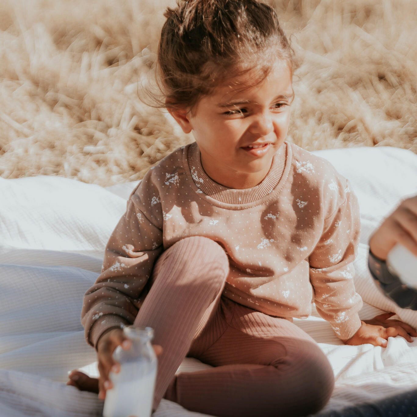 The Legging - Rosewood Ribbed Leggings Lovely Littles