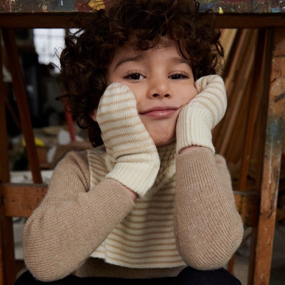 Alpaca Sweater - Camel Melange