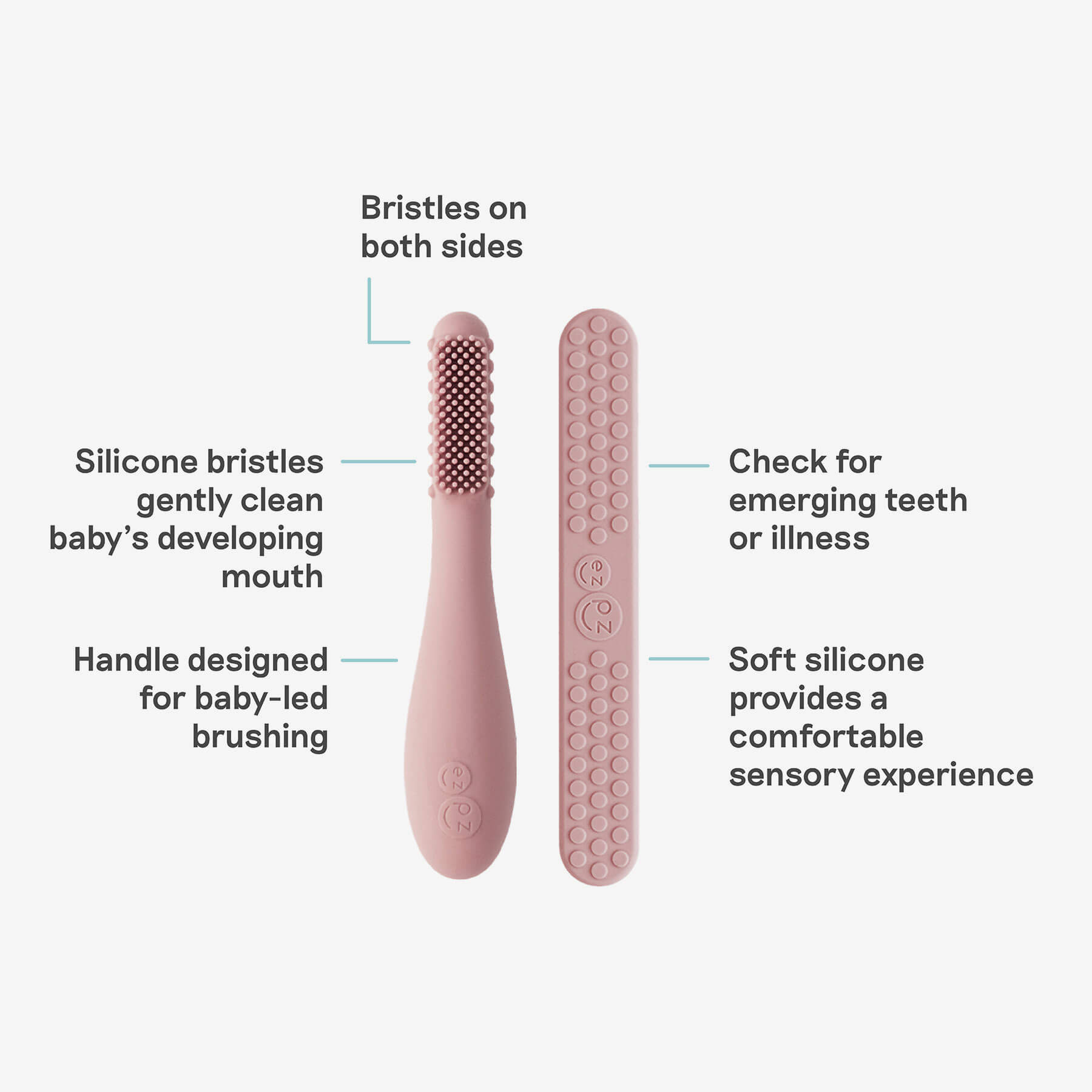 Baby-Led™ Toothbrush + Tongue Depressor