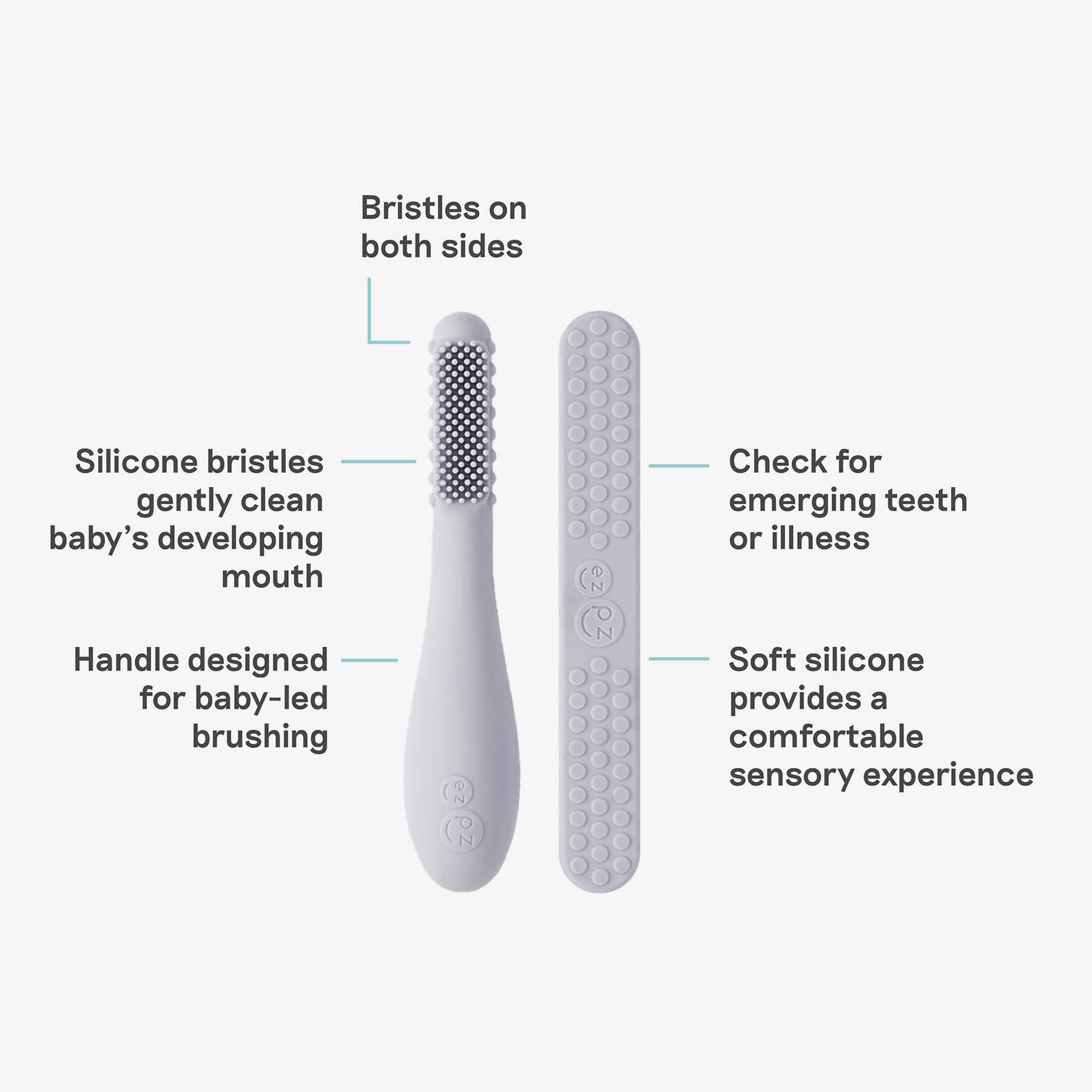 Baby-Led™ Toothbrush + Tongue Depressor