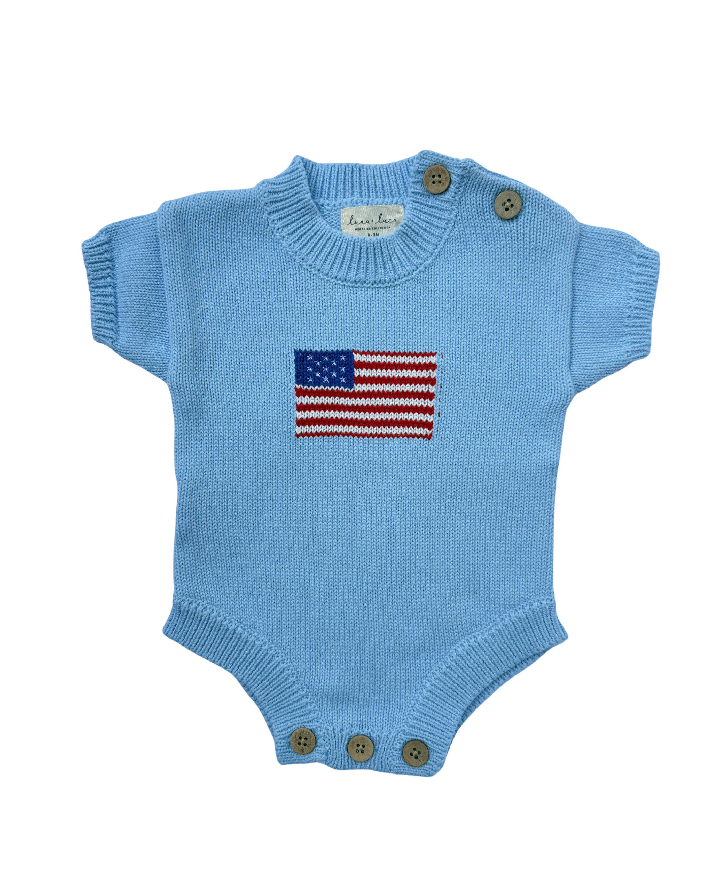 Americana Knit Romper