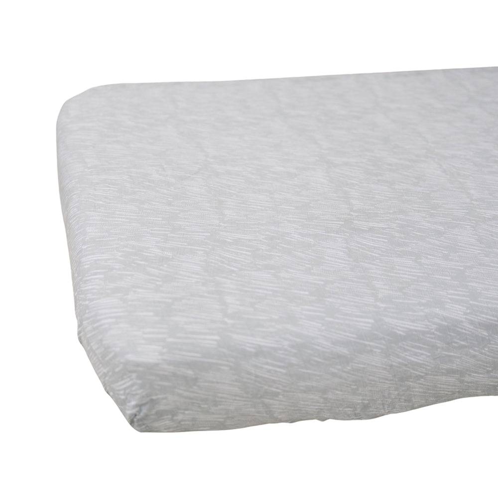 Grey Crayon Oh So Soft Muslin Crib Sheet Crib Sheet Bebe au Lait