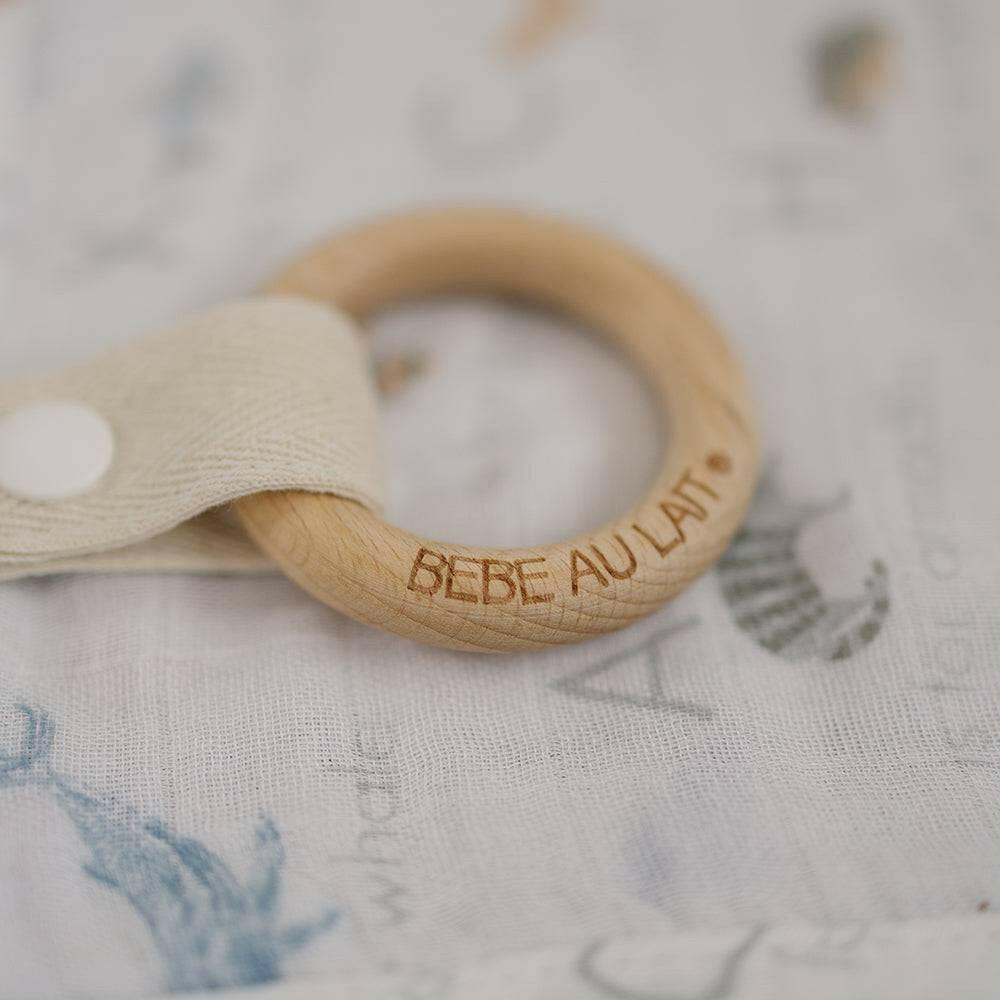 Animal Alphabet Oh So Soft Muslin Teether Blanket Teether Blanket Bebe au Lait