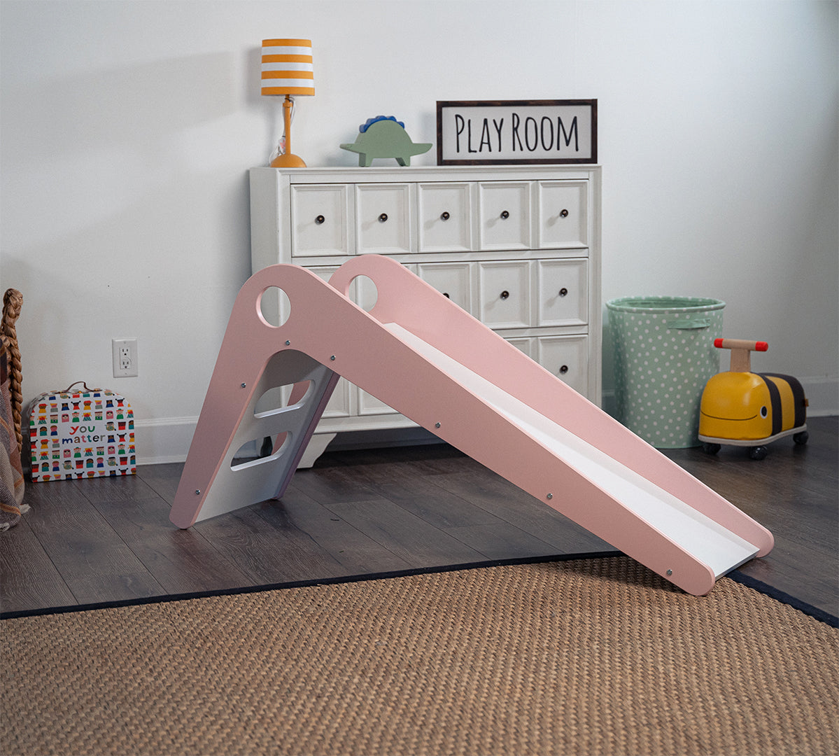 Manuka- Indoor Slide Indoor Avenlur.com Pink