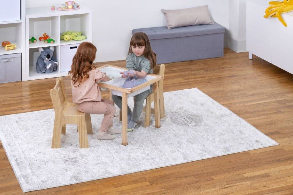 Cordia Wooden Kids Activity Table & Chair Set – Montessori-Inspired Desk for Play & Learning