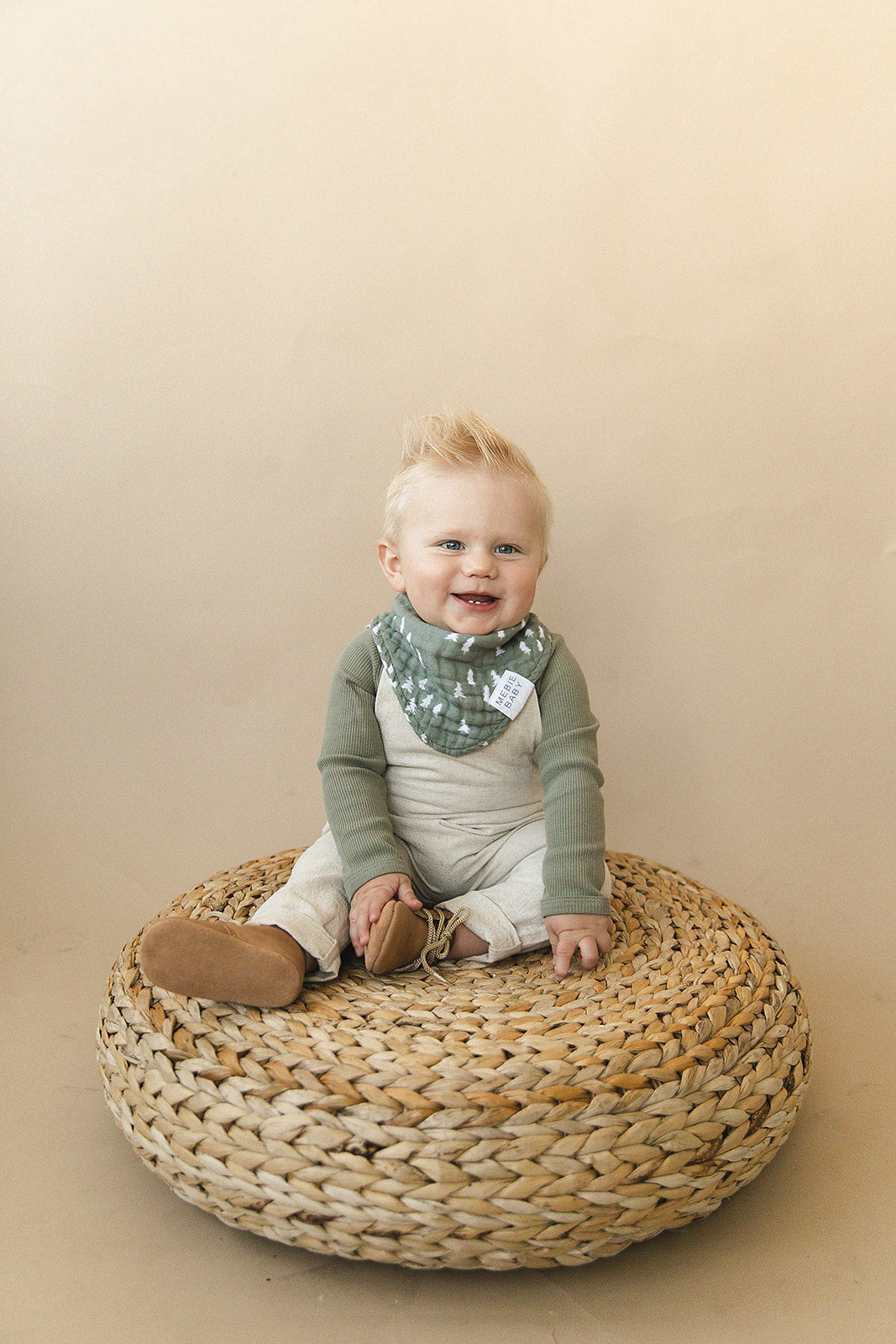 Pines Muslin Bib Mebie Baby