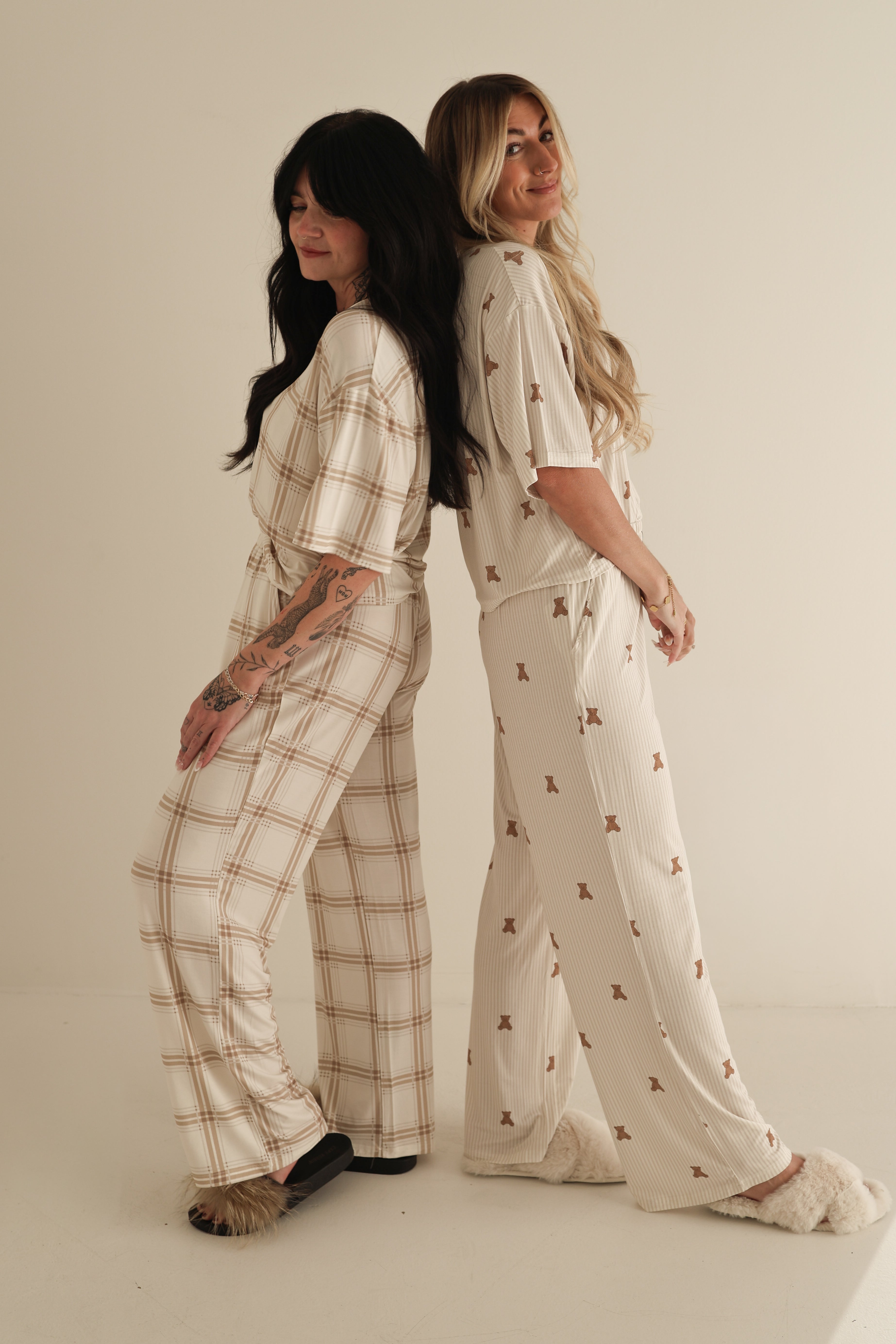 Women's Boxy Tee Lounge Set | Teddy