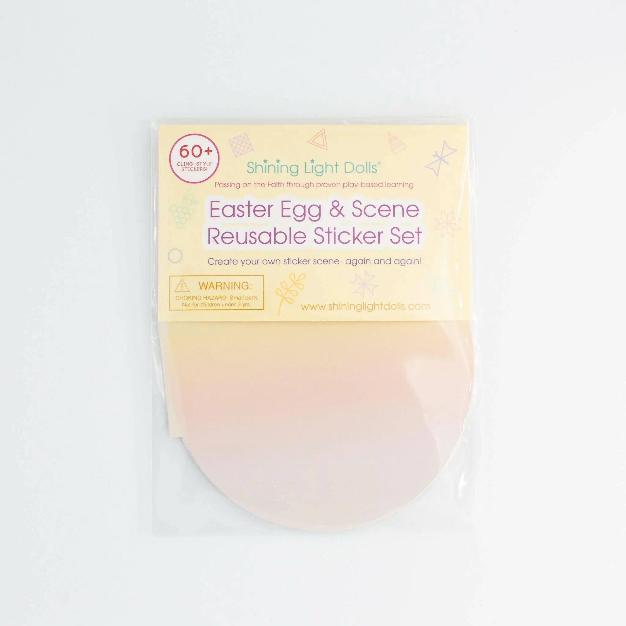 Easter Egg & Scene Reusable Sticker Set