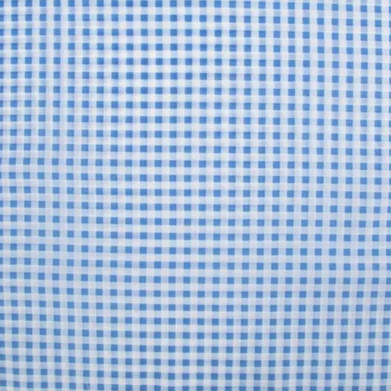 Blue Gingham Ruffle Baby Lounger Cover