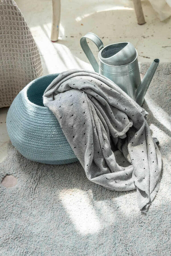 BABY BLANKET BISCUIT GREY Little Wonder & Co