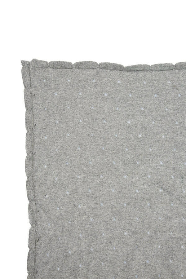 BABY BLANKET BISCUIT GREY Little Wonder & Co